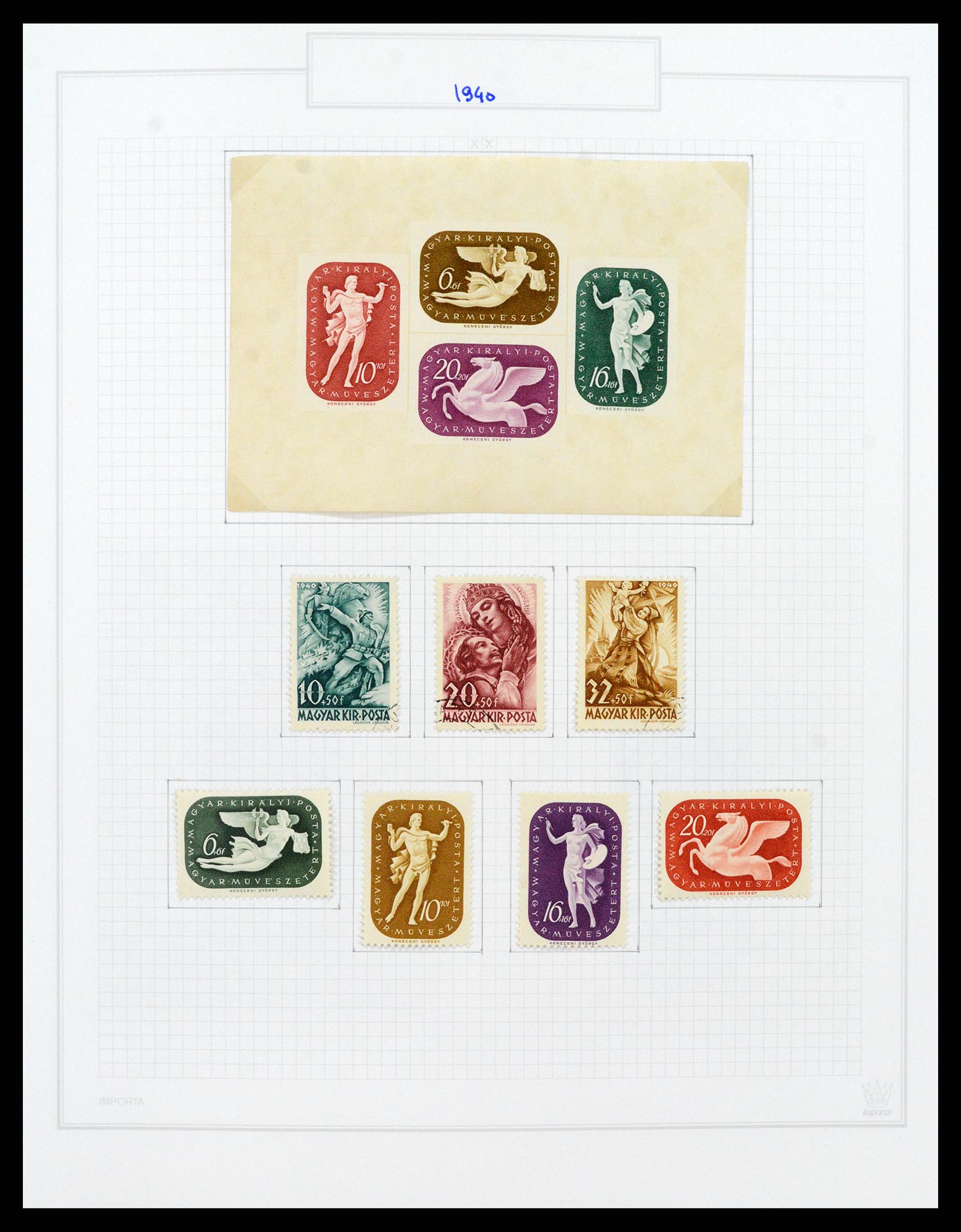 37092 094 - Postzegelverzameling 37092 Hongarije 1871-2018.
