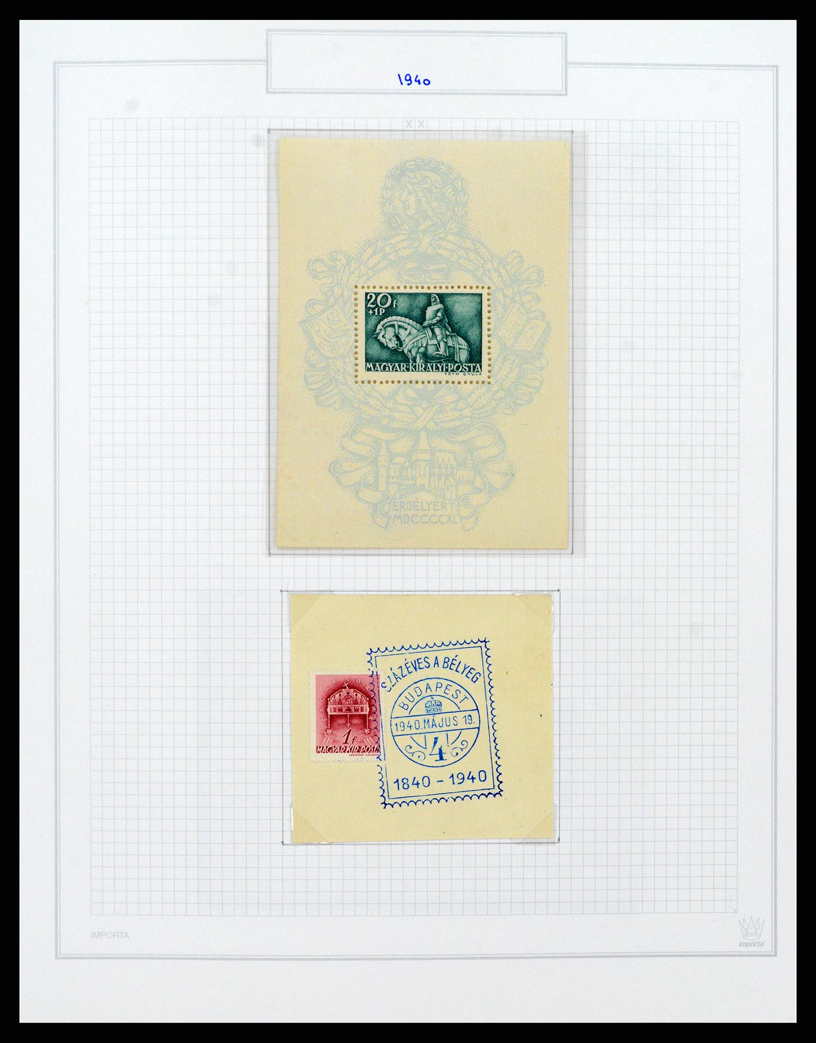 37092 096 - Postzegelverzameling 37092 Hongarije 1871-2018.