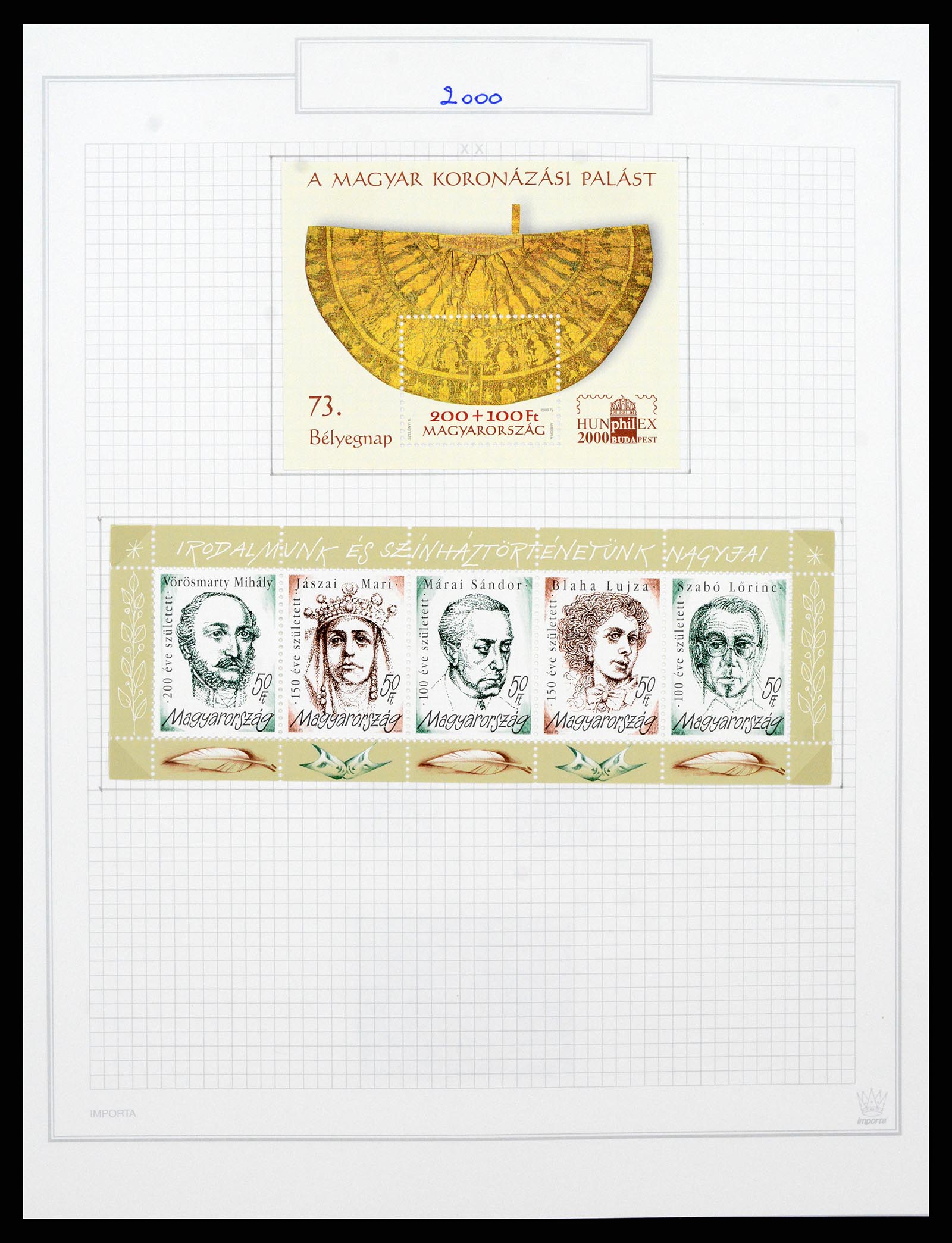 37092 901 - Postzegelverzameling 37092 Hongarije 1871-2018.