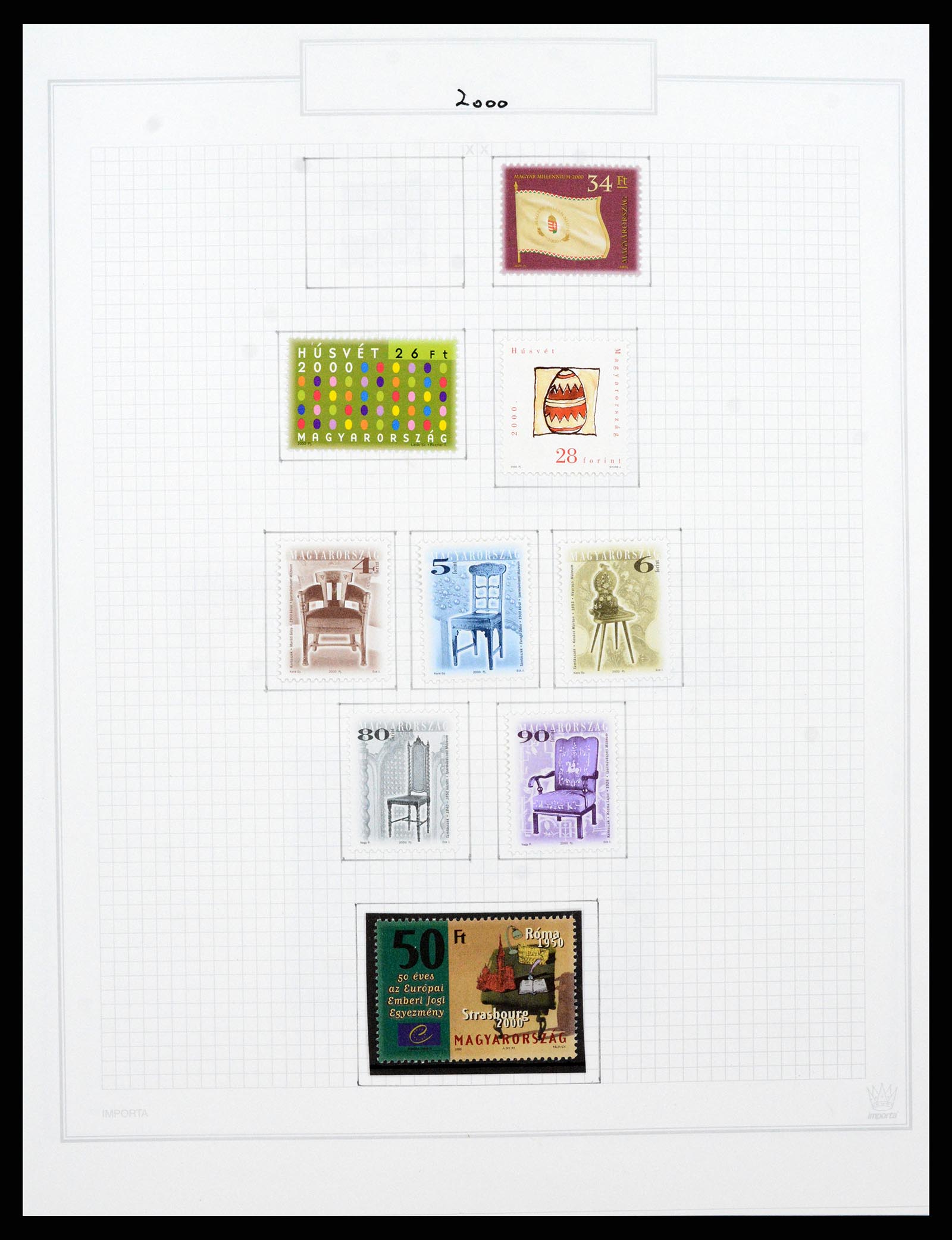 37092 902 - Postzegelverzameling 37092 Hongarije 1871-2018.