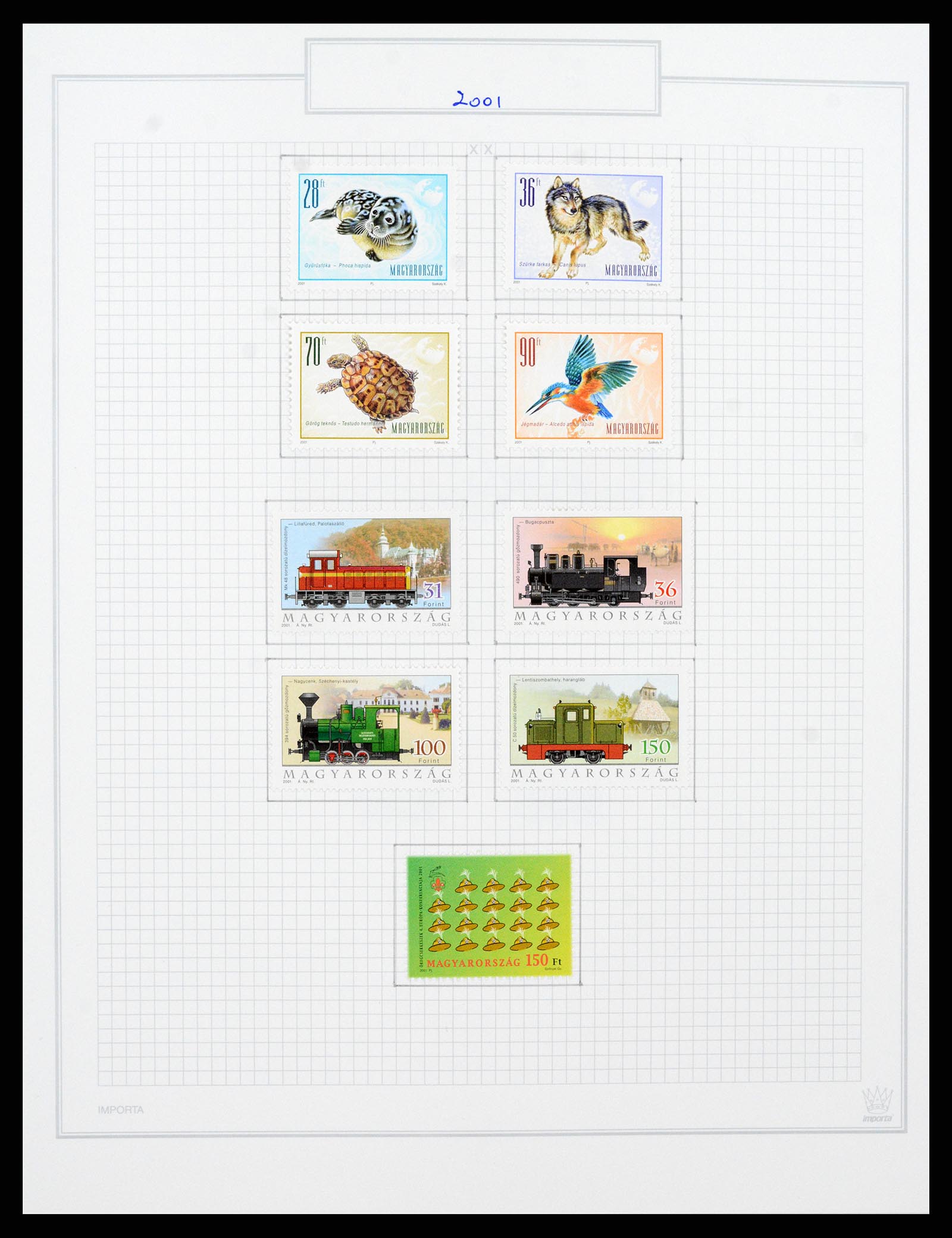 37092 908 - Postzegelverzameling 37092 Hongarije 1871-2018.