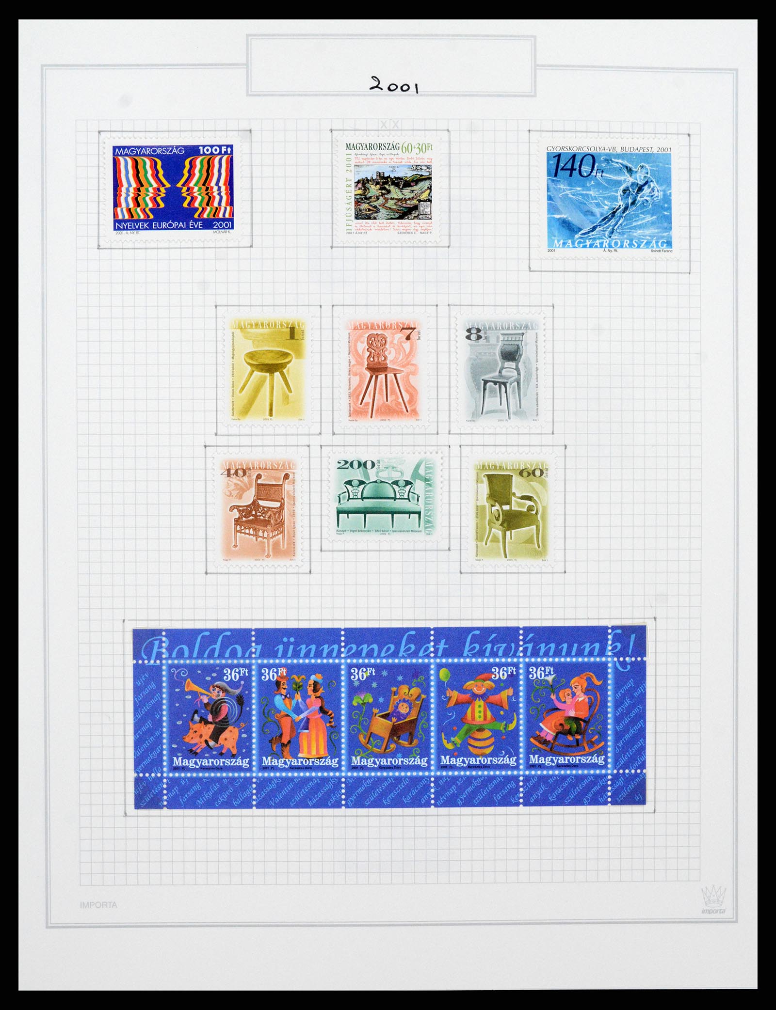 37092 910 - Postzegelverzameling 37092 Hongarije 1871-2018.