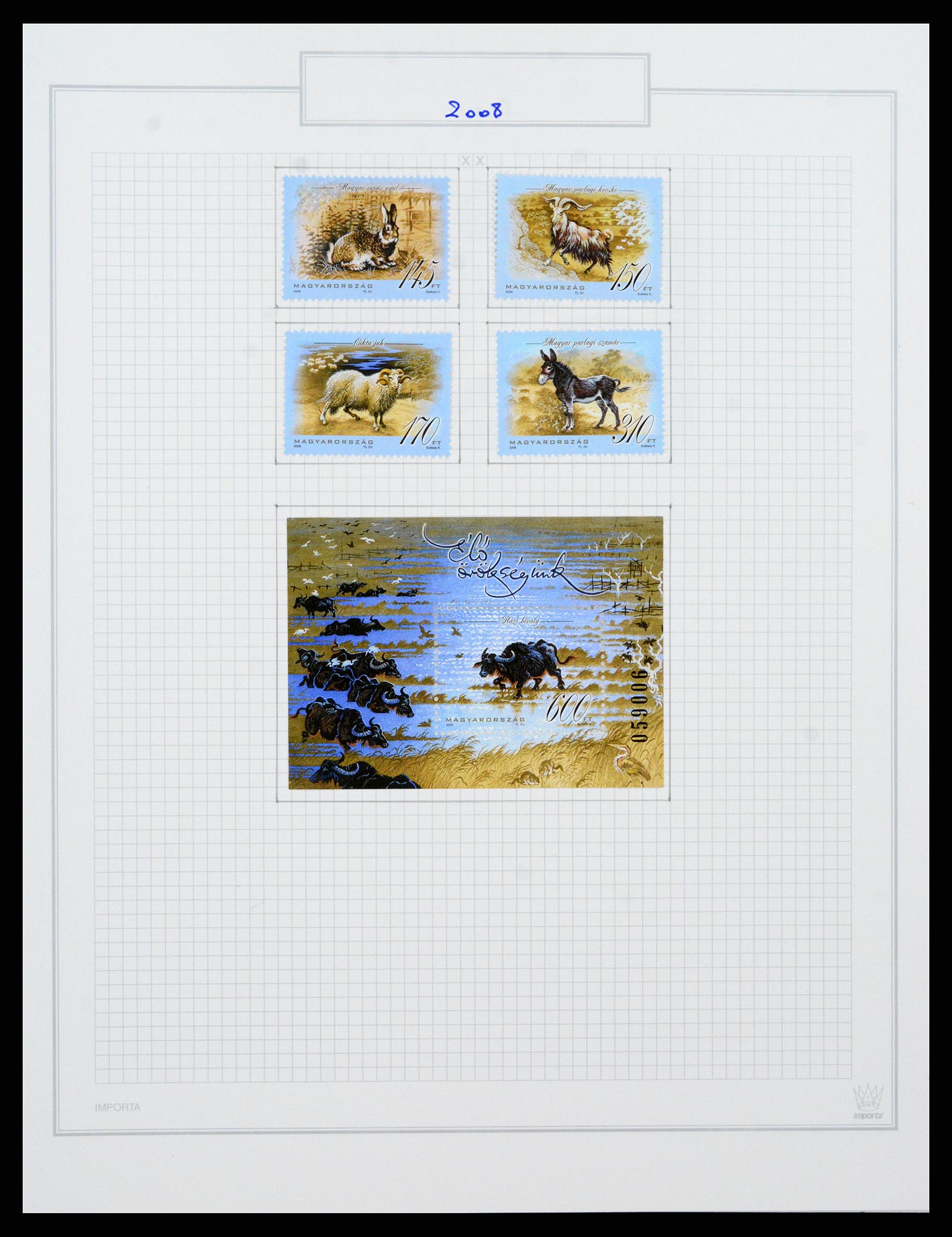 37092 937 - Postzegelverzameling 37092 Hongarije 1871-2018.