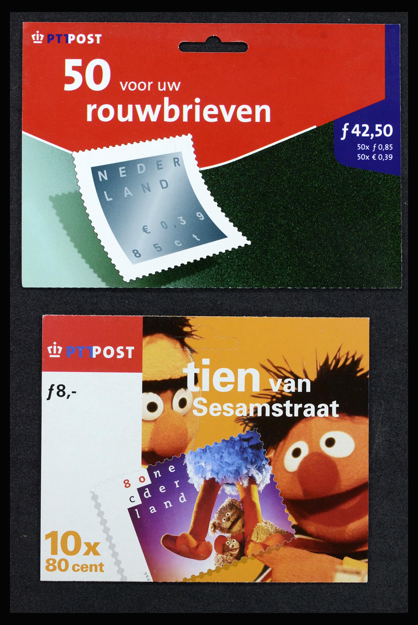 37093 006 - Postzegelverzameling 37093 Nederland hangmapjes 1993-2004.