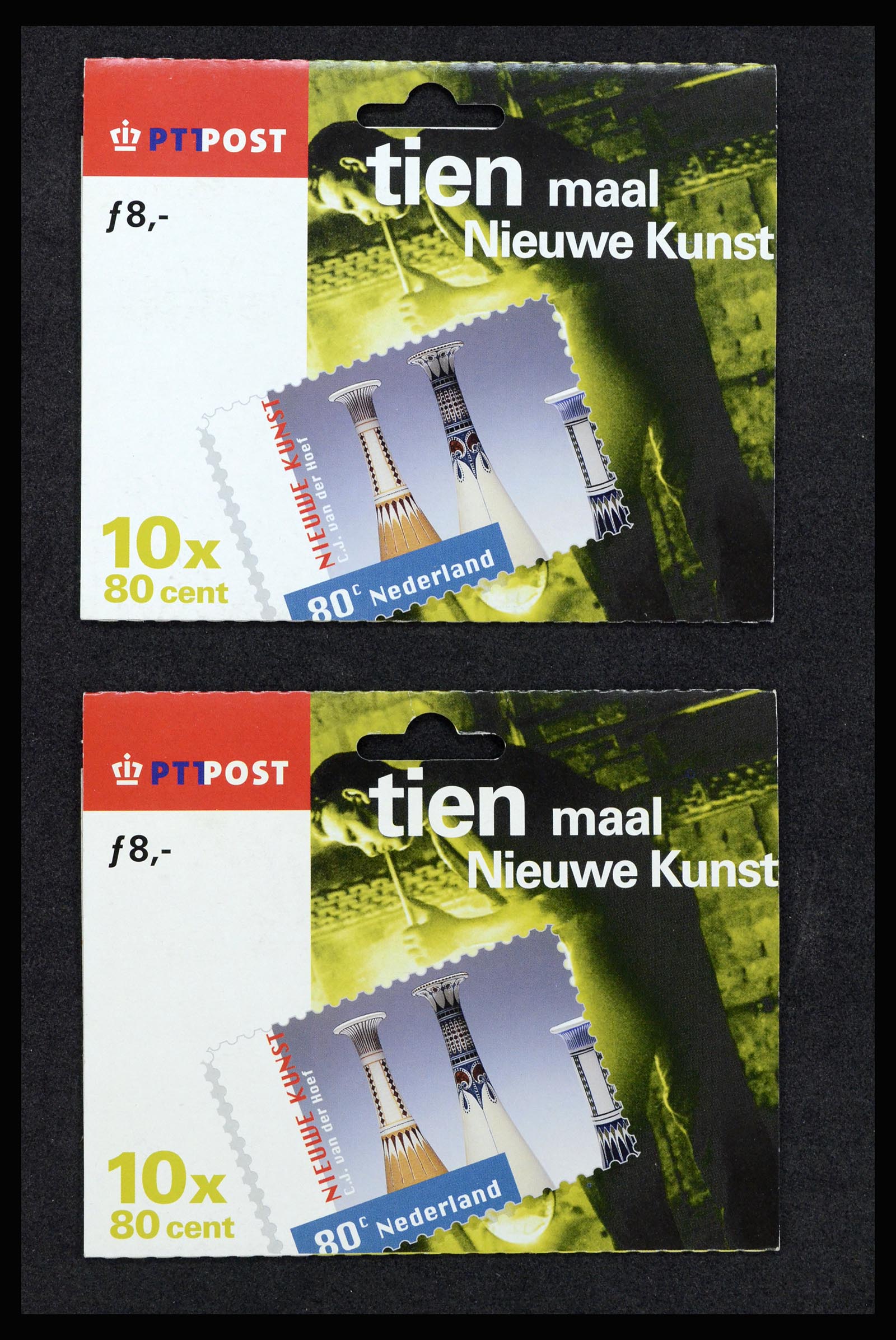 37093 008 - Postzegelverzameling 37093 Nederland hangmapjes 1993-2004.