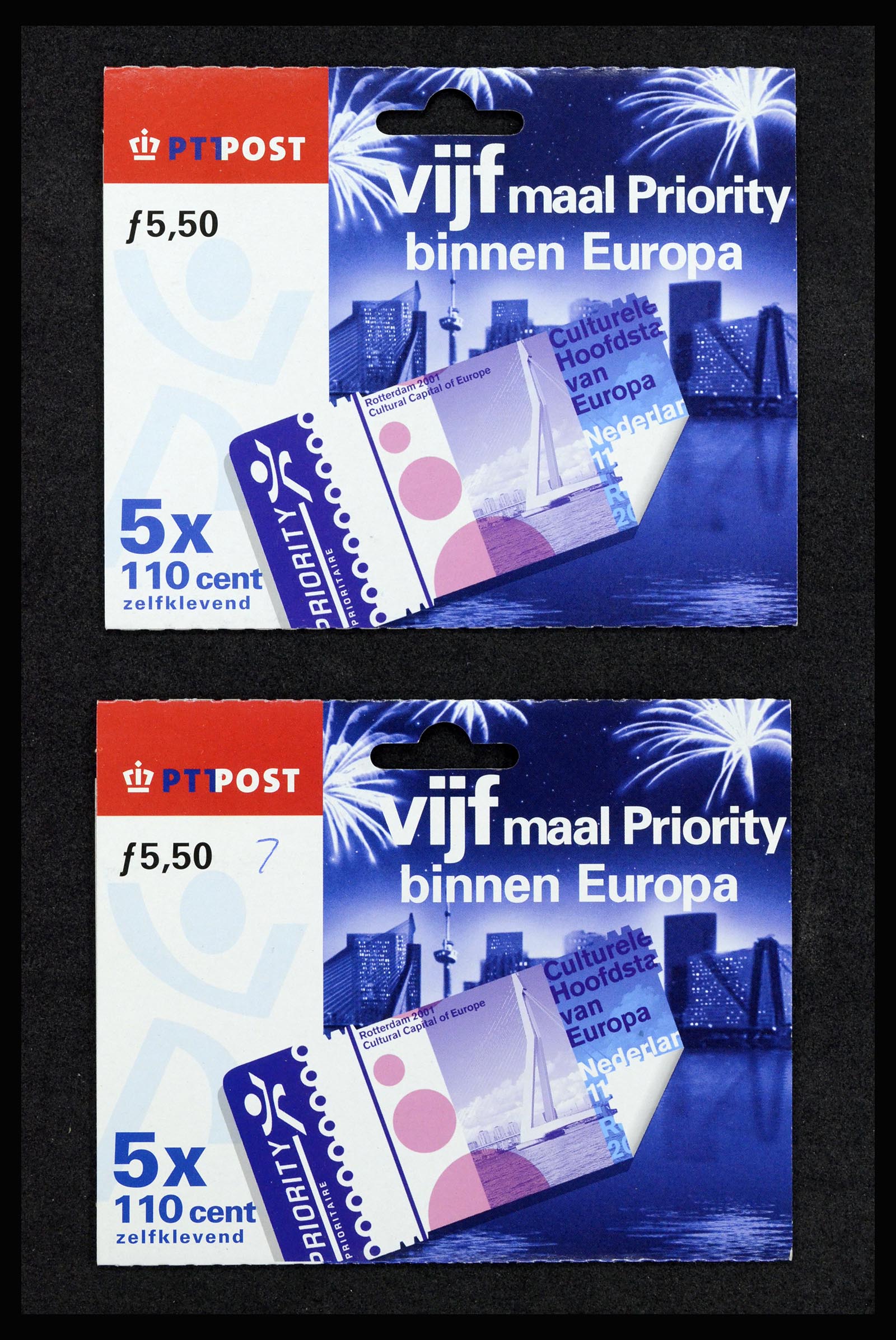 37093 009 - Postzegelverzameling 37093 Nederland hangmapjes 1993-2004.
