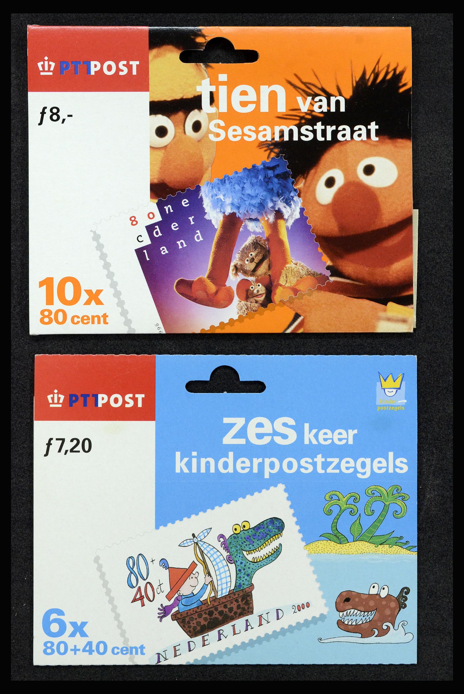 37093 013 - Postzegelverzameling 37093 Nederland hangmapjes 1993-2004.