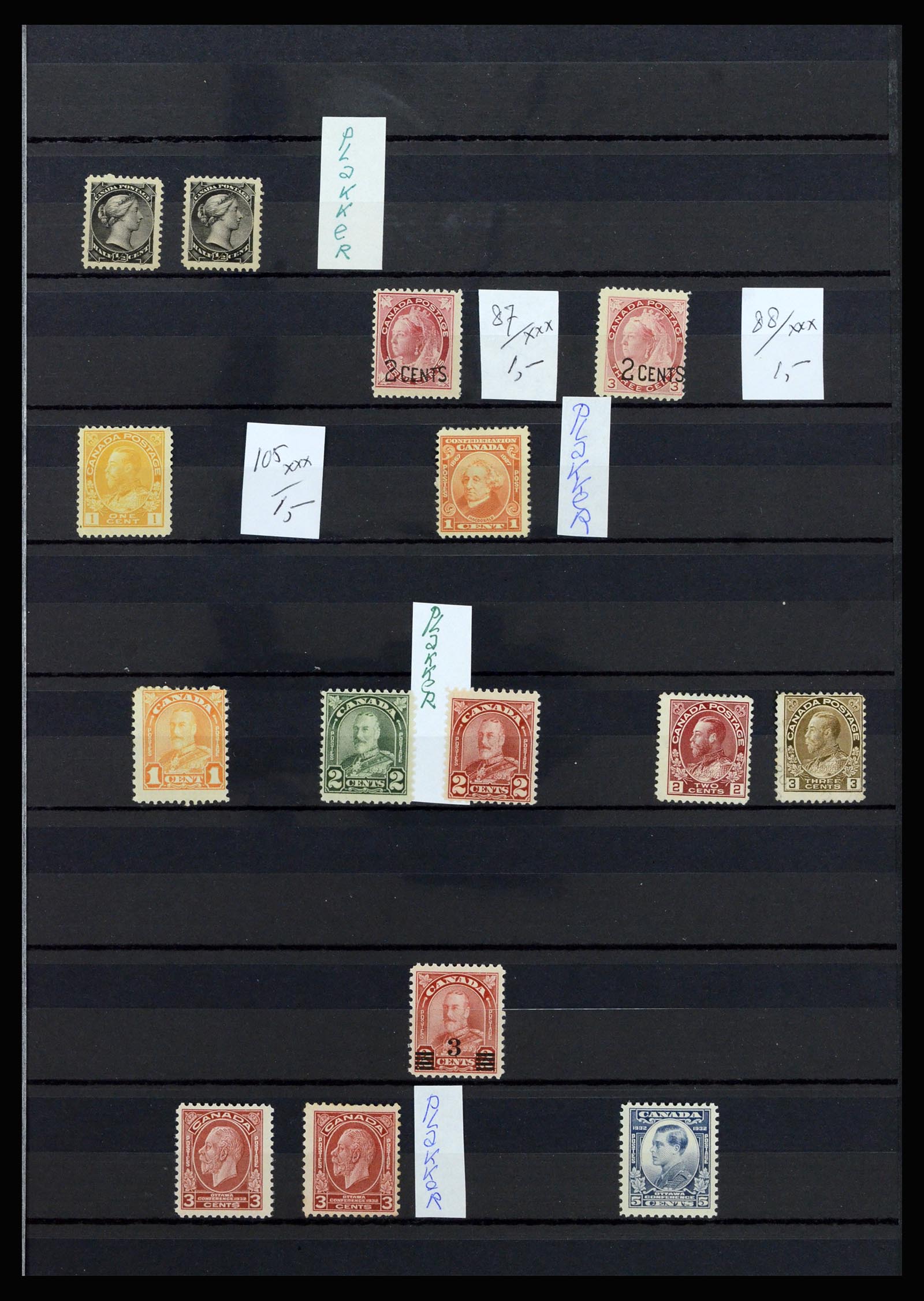 37094 001 - Postzegelverzameling 37094 Canada 1953-2010.