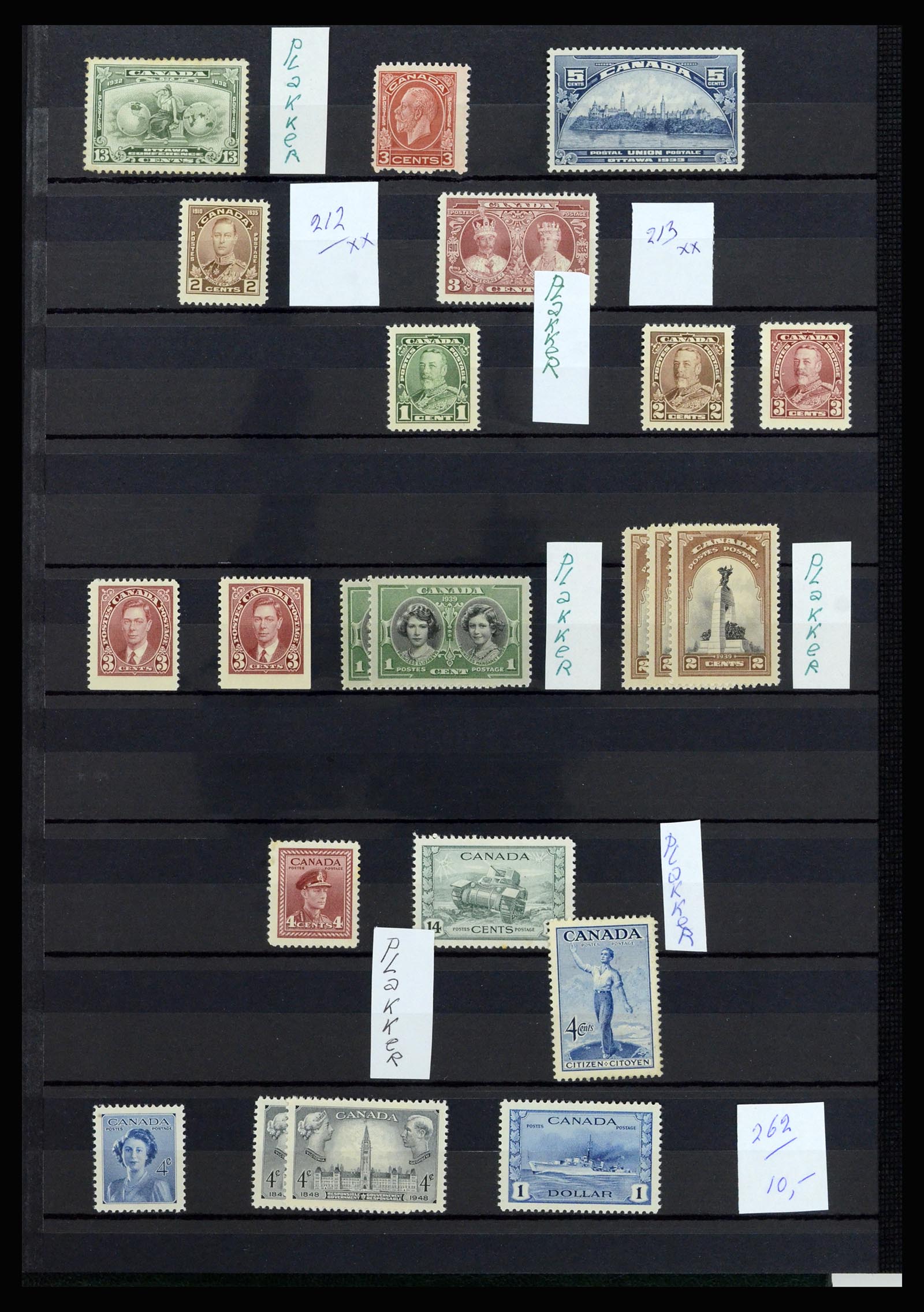 37094 002 - Postzegelverzameling 37094 Canada 1953-2010.