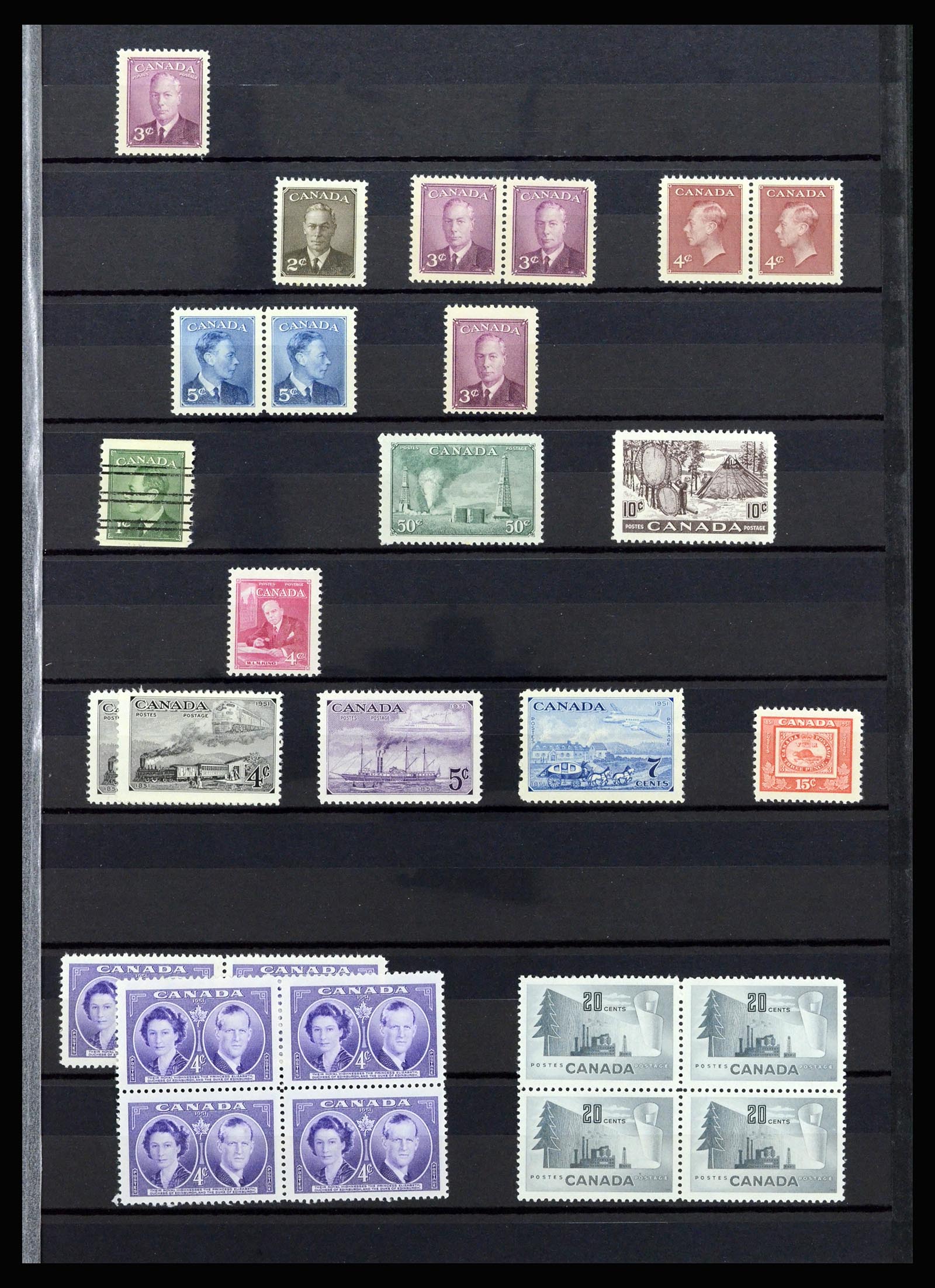 37094 003 - Postzegelverzameling 37094 Canada 1953-2010.