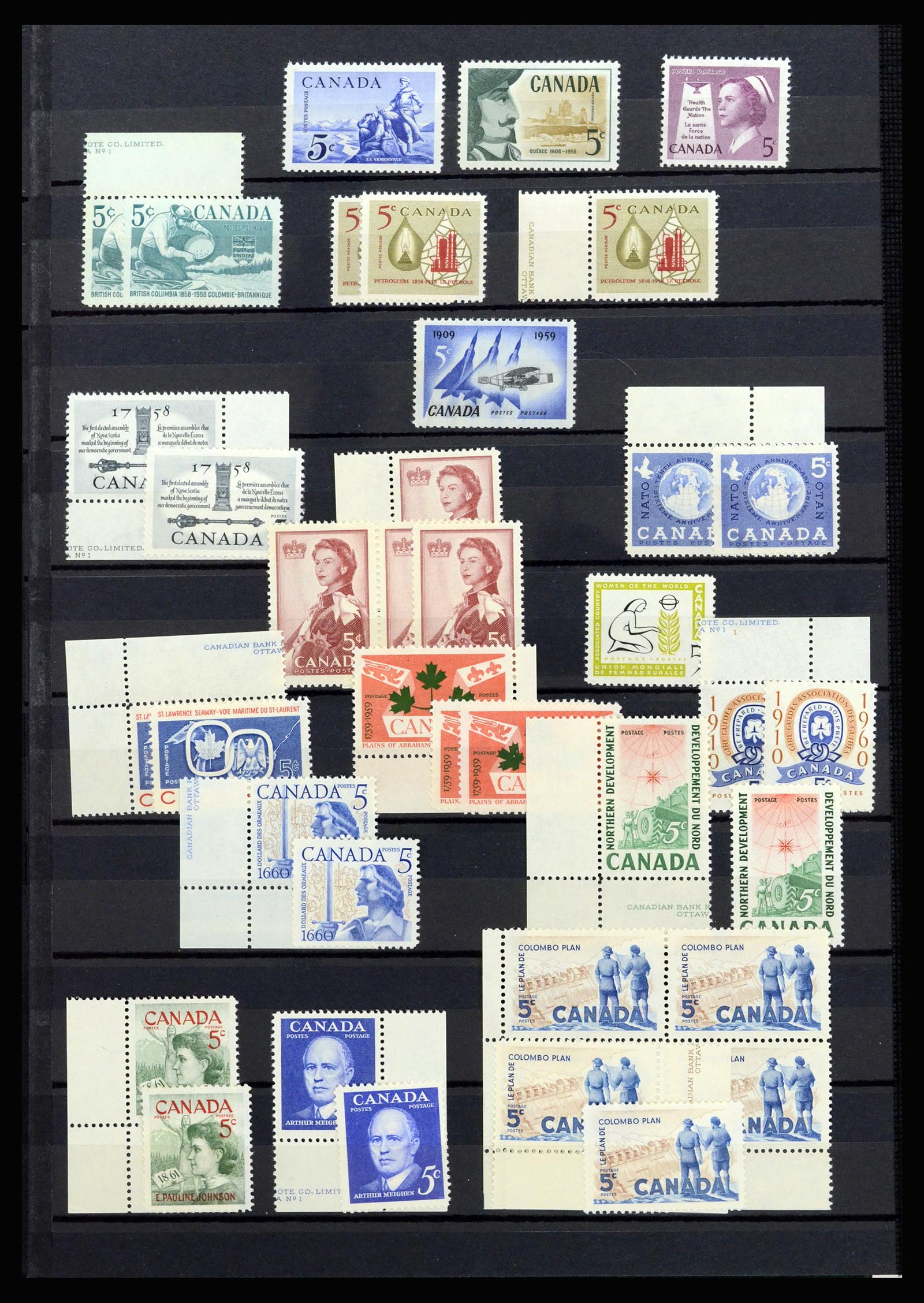 37094 006 - Postzegelverzameling 37094 Canada 1953-2010.