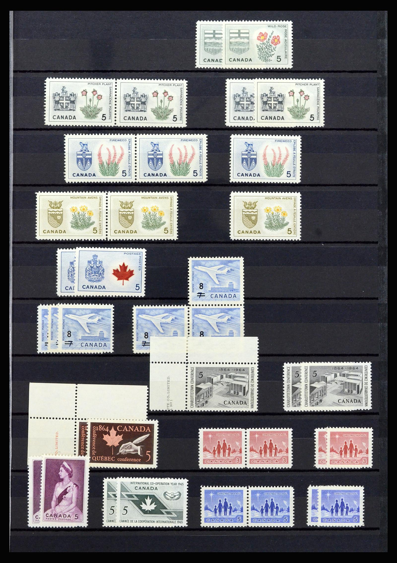 37094 009 - Postzegelverzameling 37094 Canada 1953-2010.