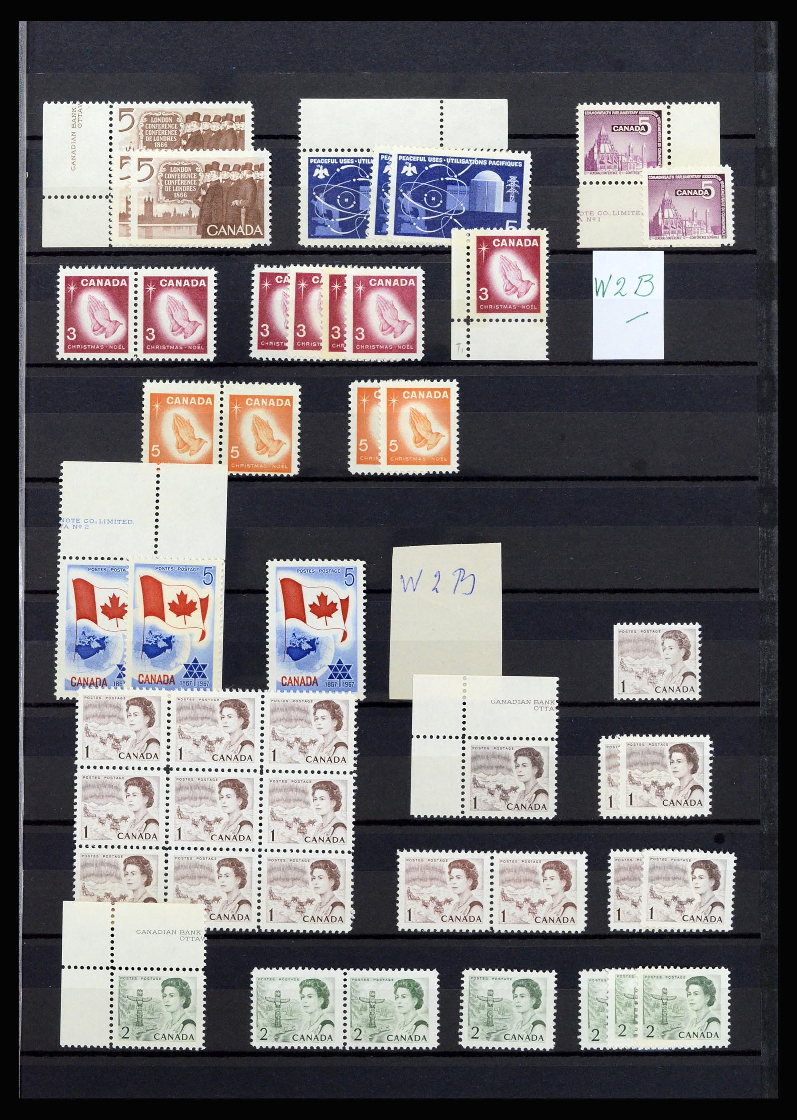 37094 011 - Postzegelverzameling 37094 Canada 1953-2010.