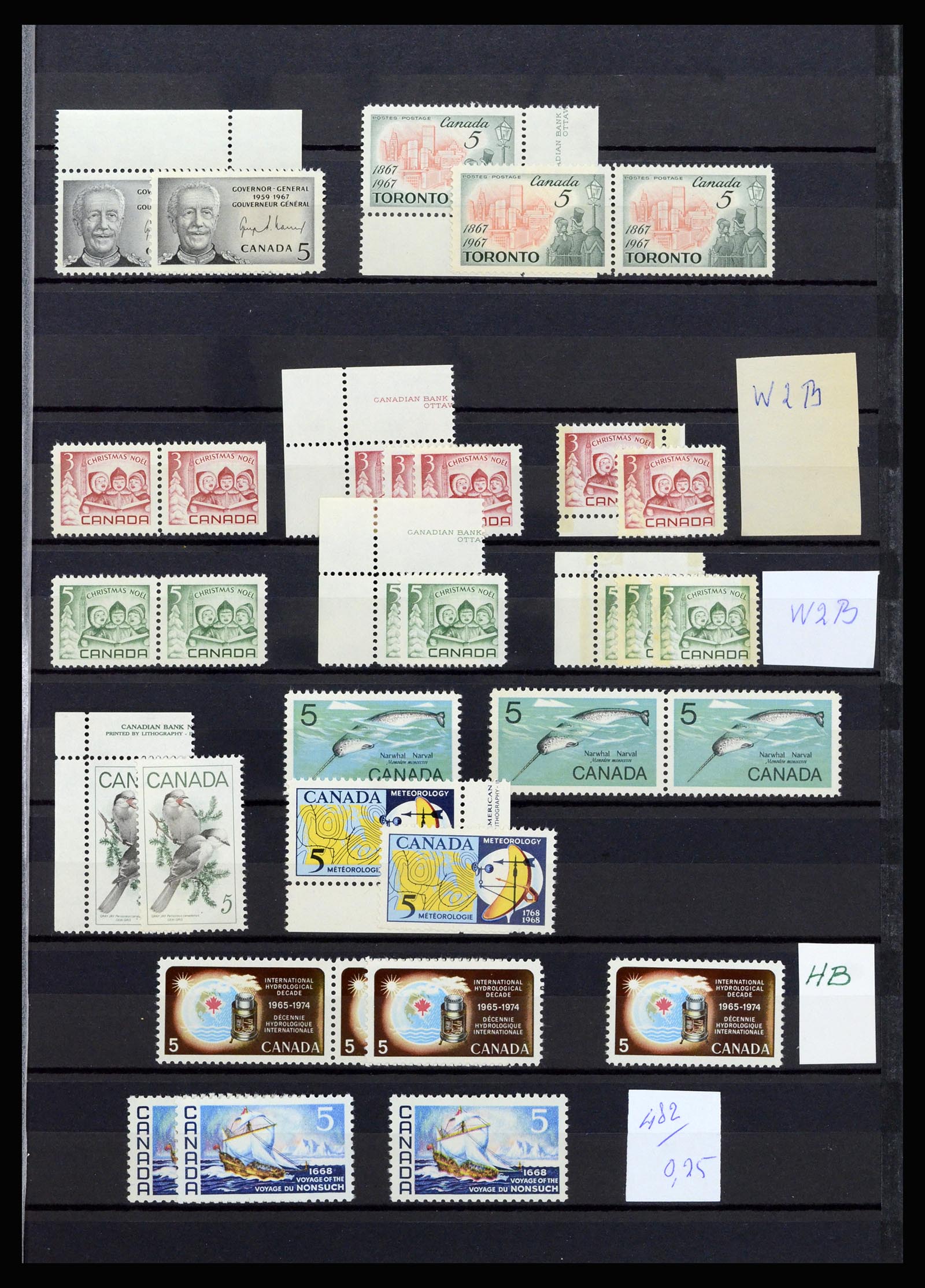 37094 015 - Postzegelverzameling 37094 Canada 1953-2010.