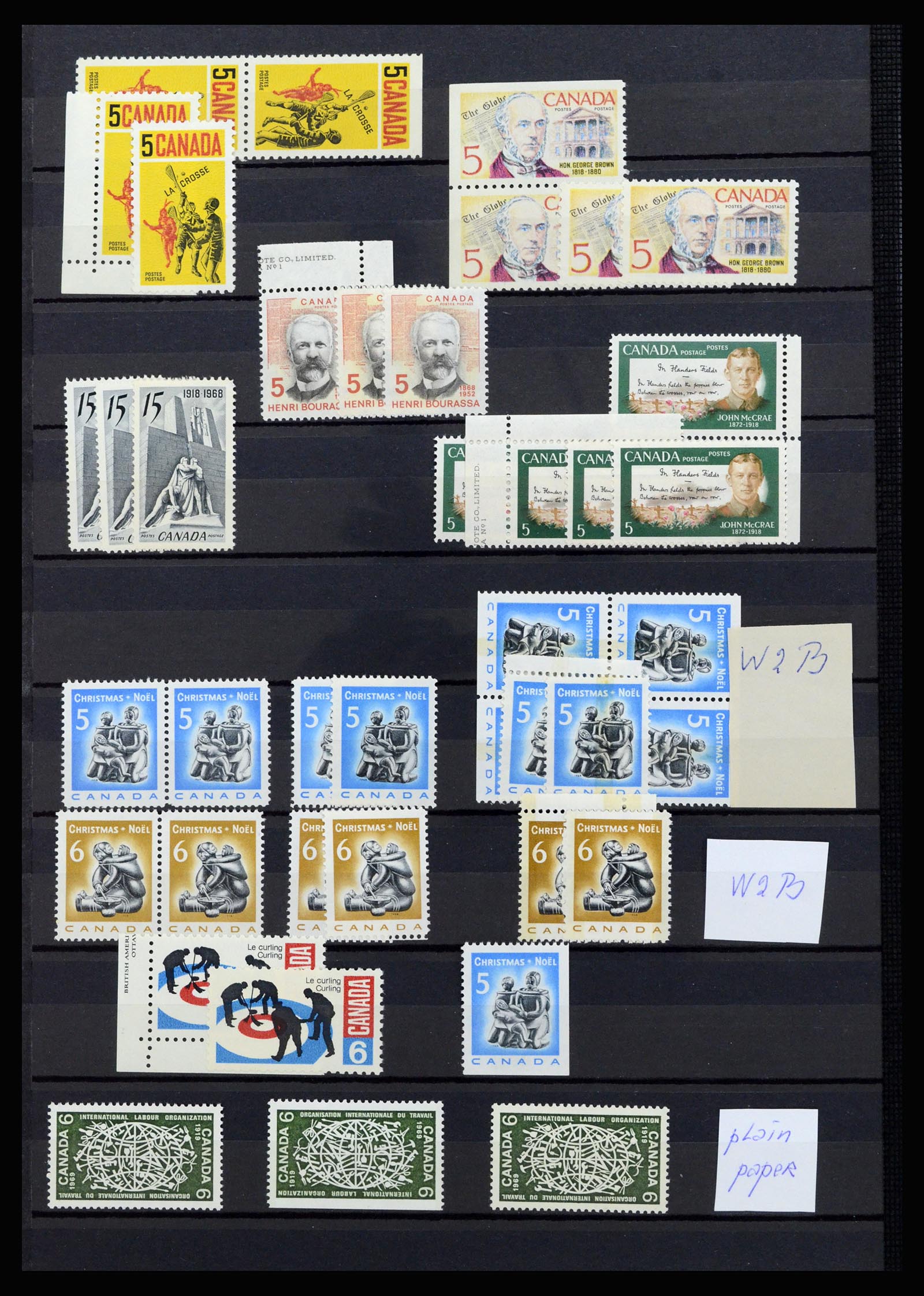37094 016 - Postzegelverzameling 37094 Canada 1953-2010.