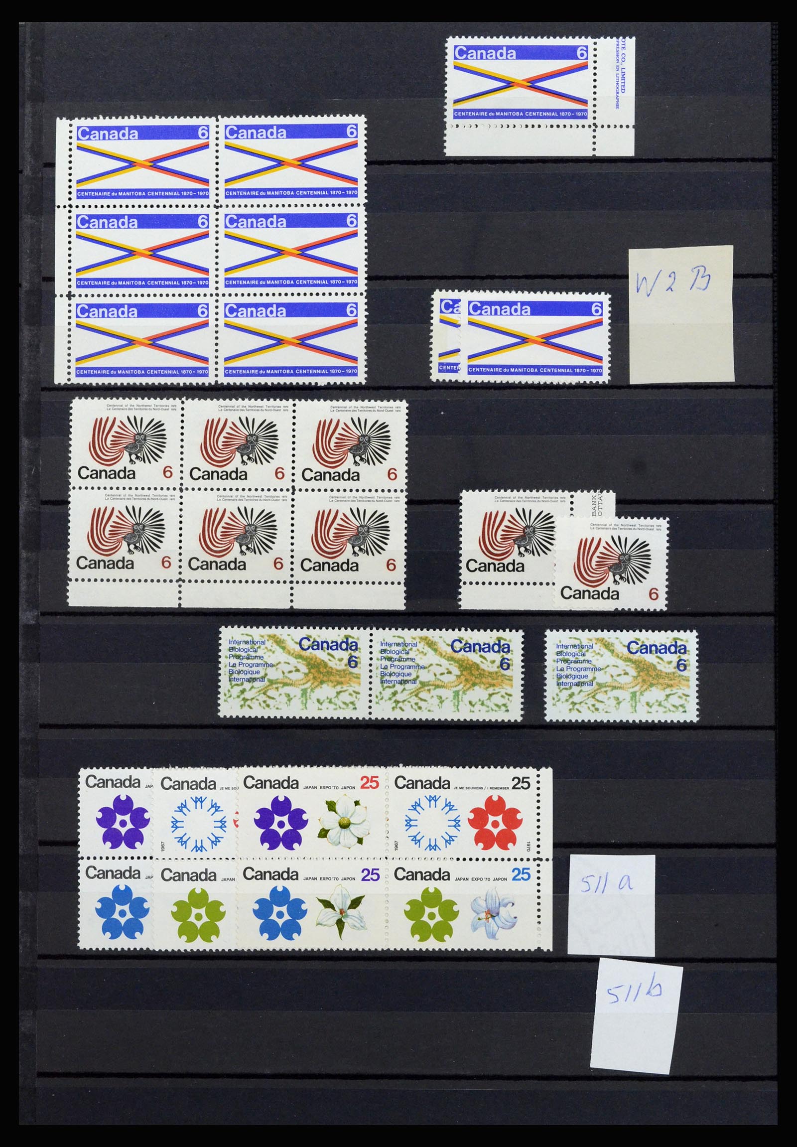 37094 018 - Postzegelverzameling 37094 Canada 1953-2010.