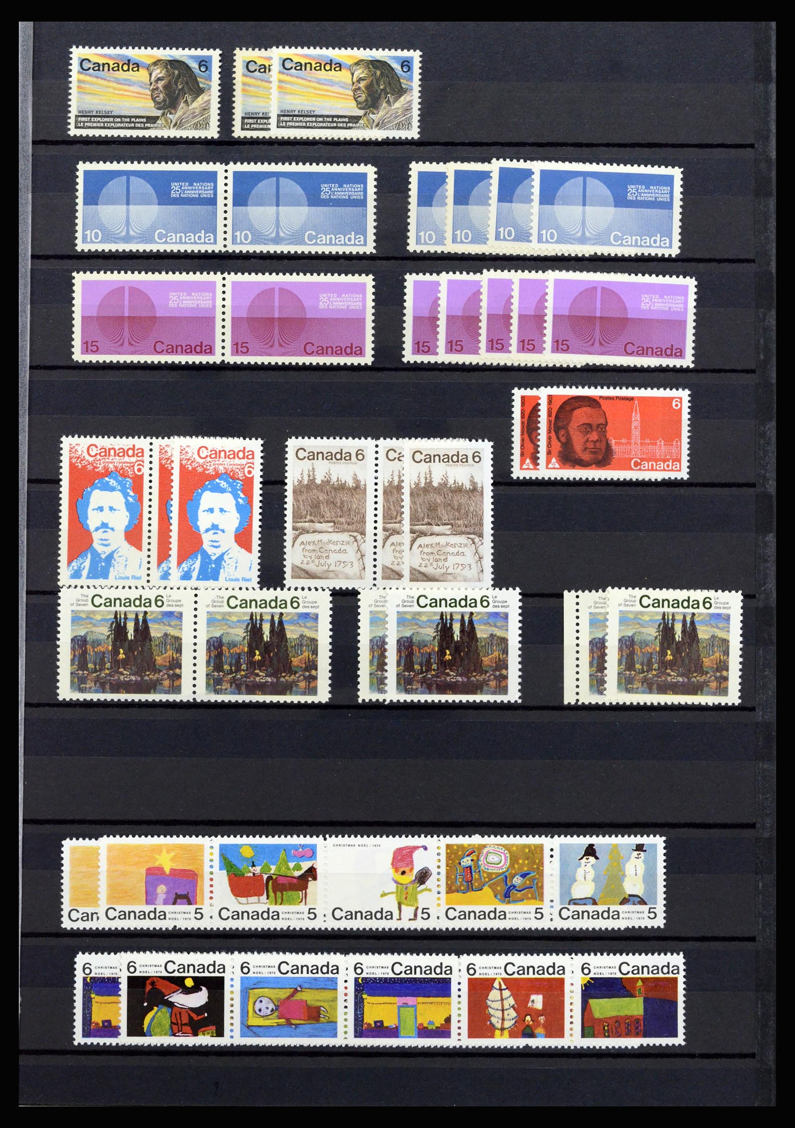 37094 019 - Postzegelverzameling 37094 Canada 1953-2010.