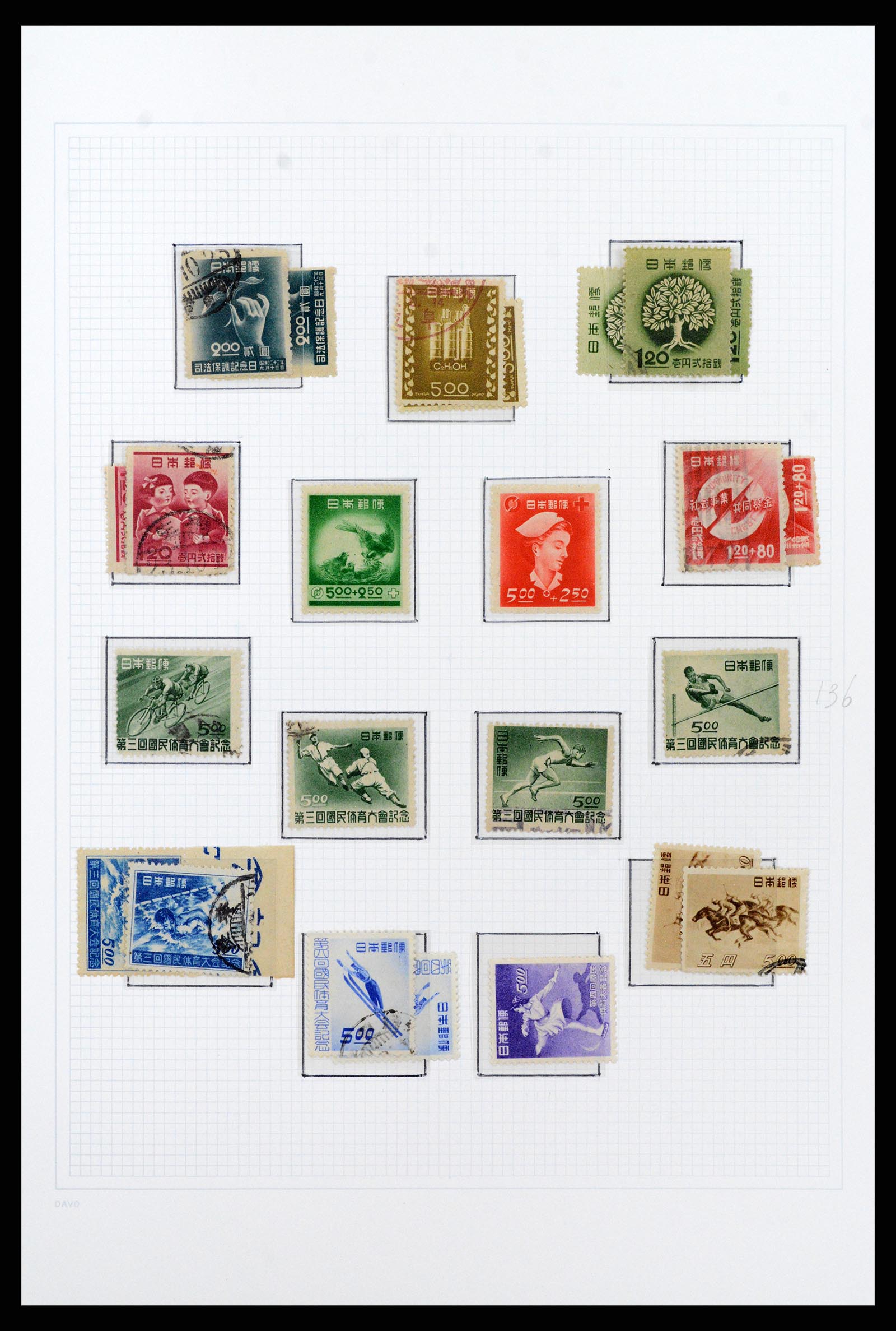 37095 029 - Postzegelverzameling 37095 Japan 1871-2000.