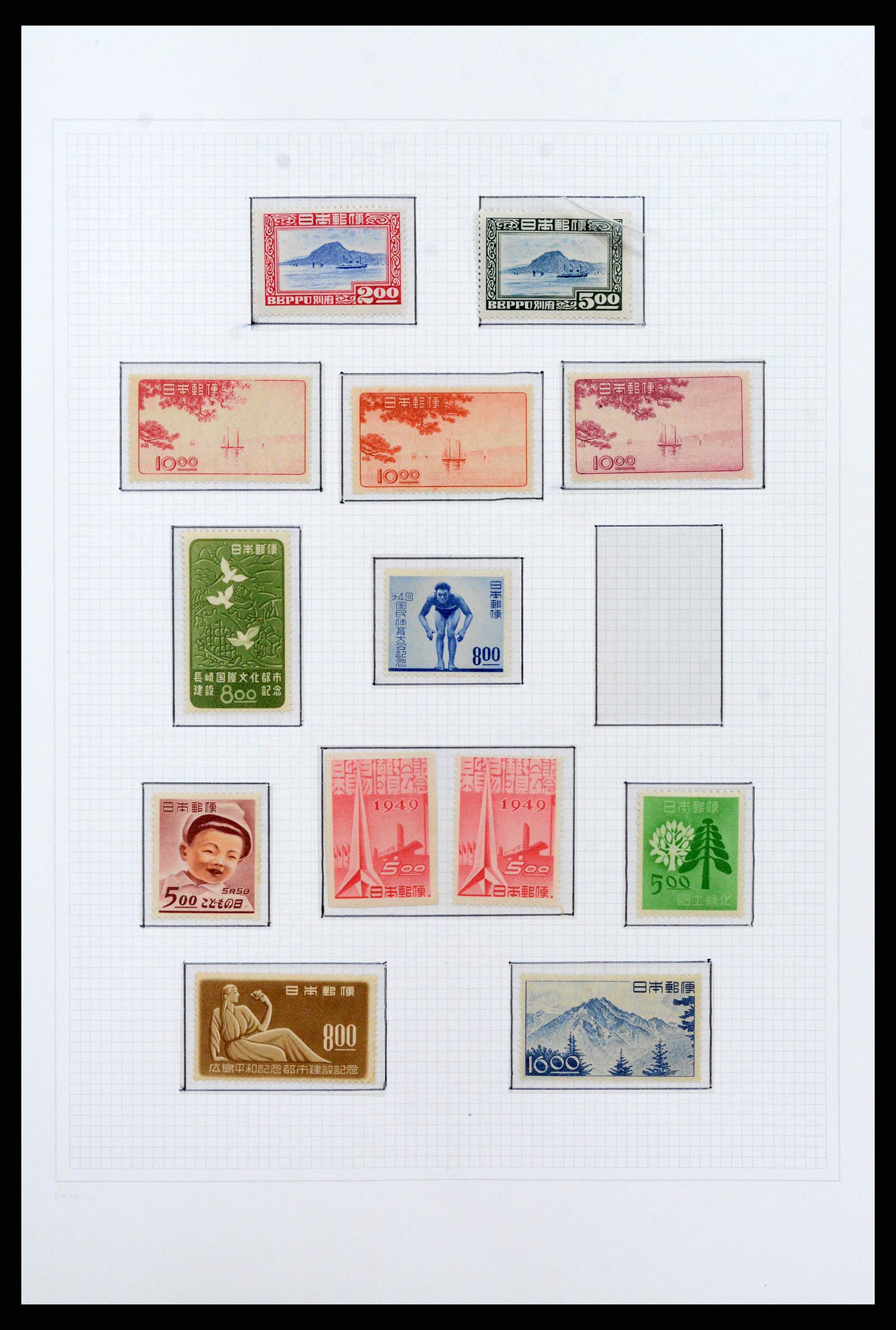 37095 033 - Postzegelverzameling 37095 Japan 1871-2000.