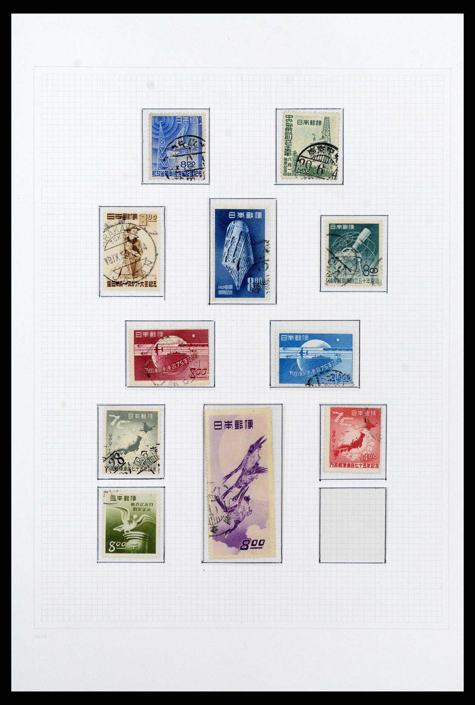 37095 037 - Postzegelverzameling 37095 Japan 1871-2000.