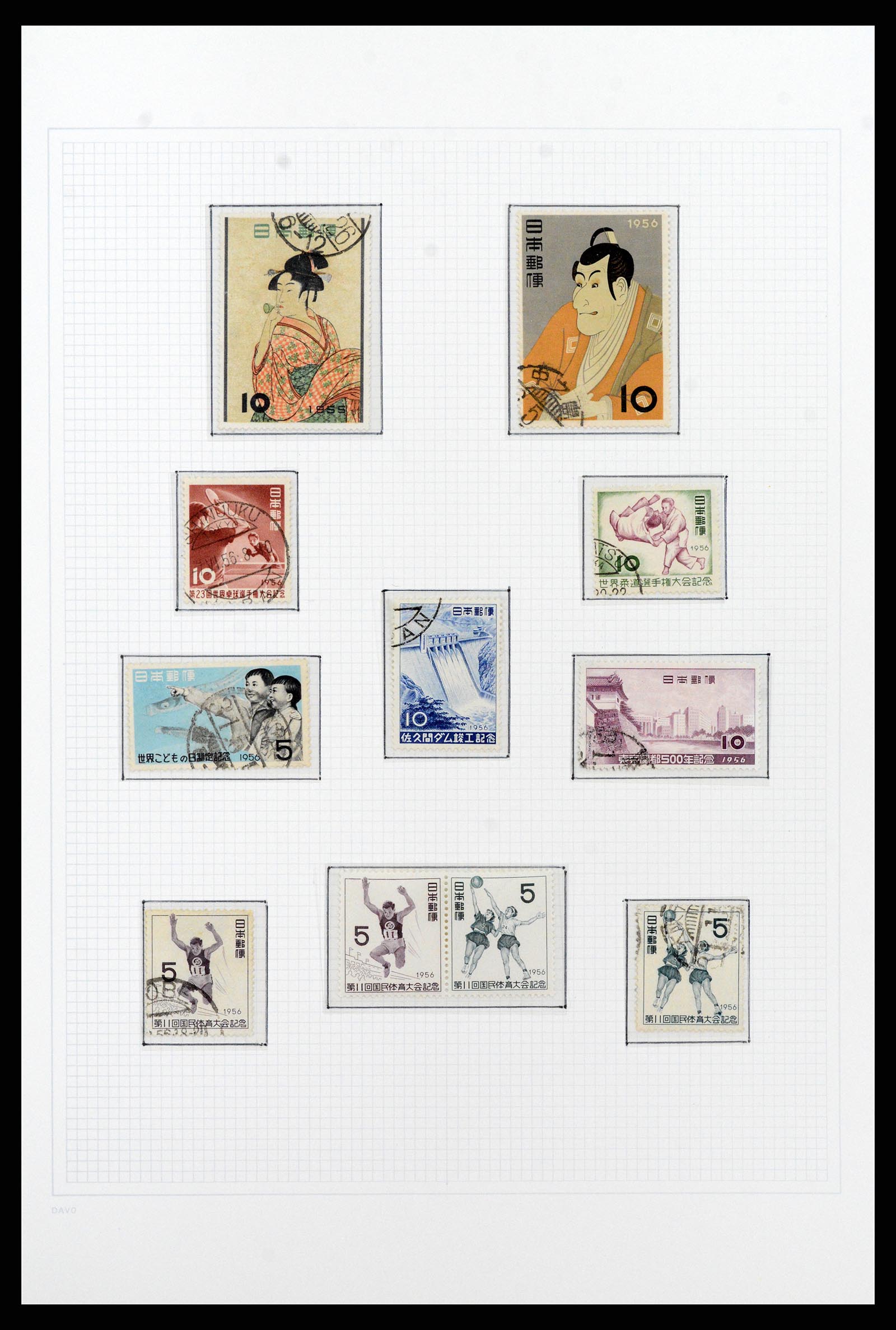 37095 054 - Postzegelverzameling 37095 Japan 1871-2000.