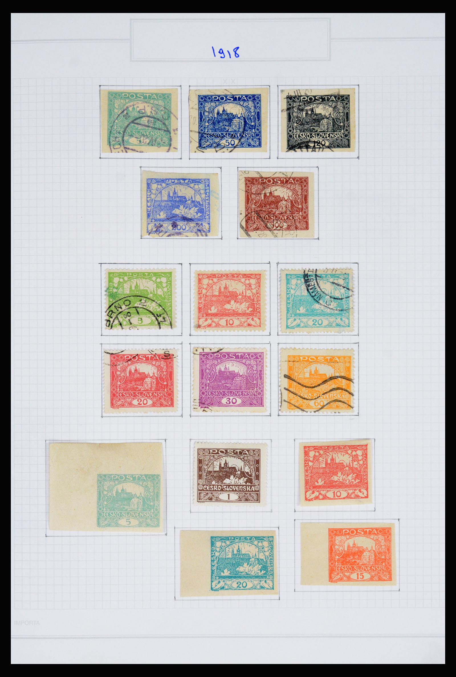 37096 001 - Postzegelverzameling 37096 Tsjechoslowakije 1918-2018.