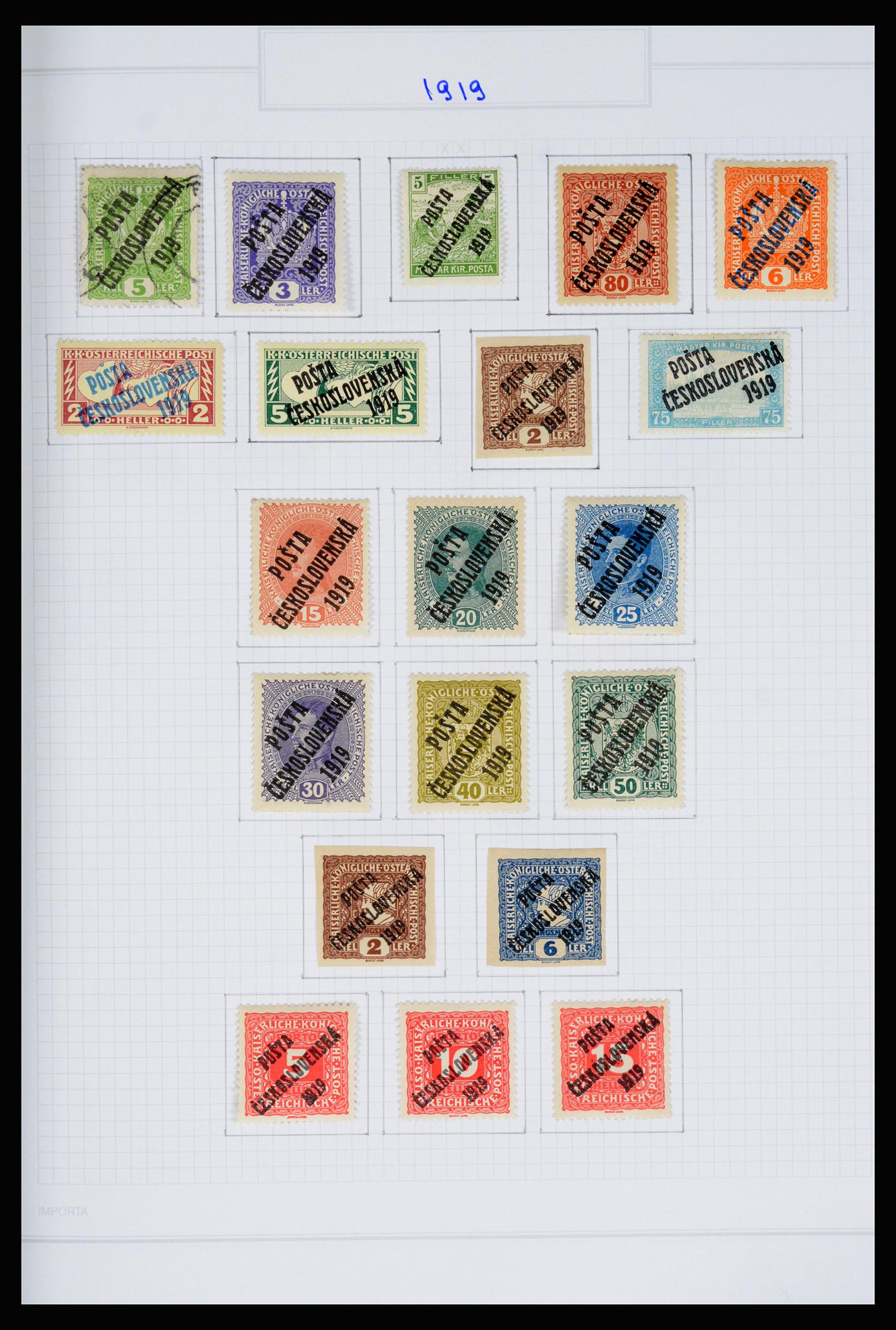 37096 004 - Postzegelverzameling 37096 Tsjechoslowakije 1918-2018.