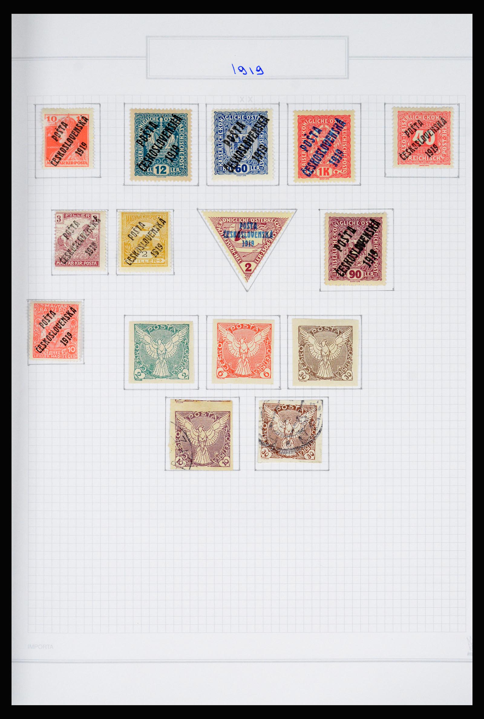 37096 005 - Postzegelverzameling 37096 Tsjechoslowakije 1918-2018.