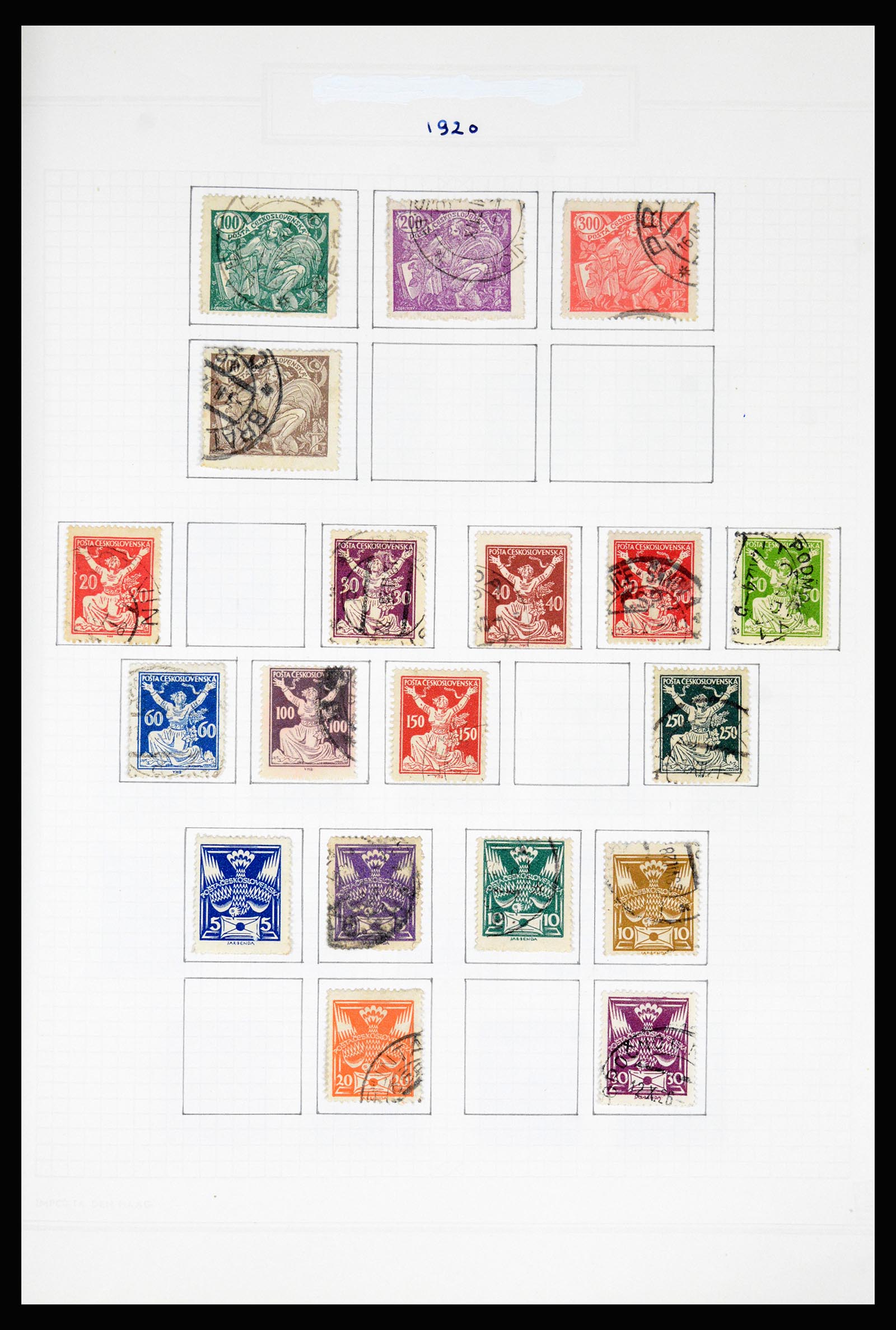 37096 008 - Postzegelverzameling 37096 Tsjechoslowakije 1918-2018.
