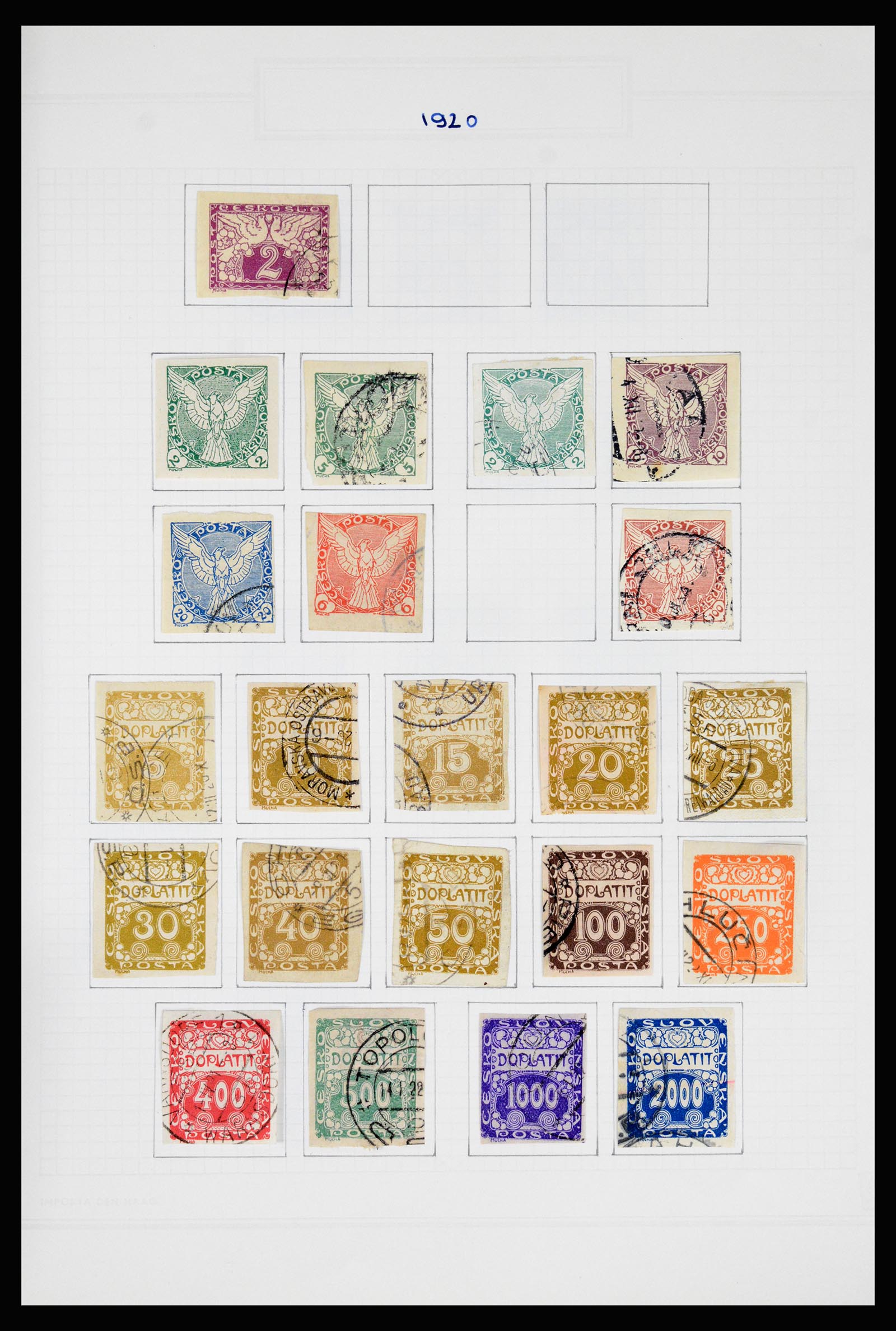 37096 009 - Postzegelverzameling 37096 Tsjechoslowakije 1918-2018.