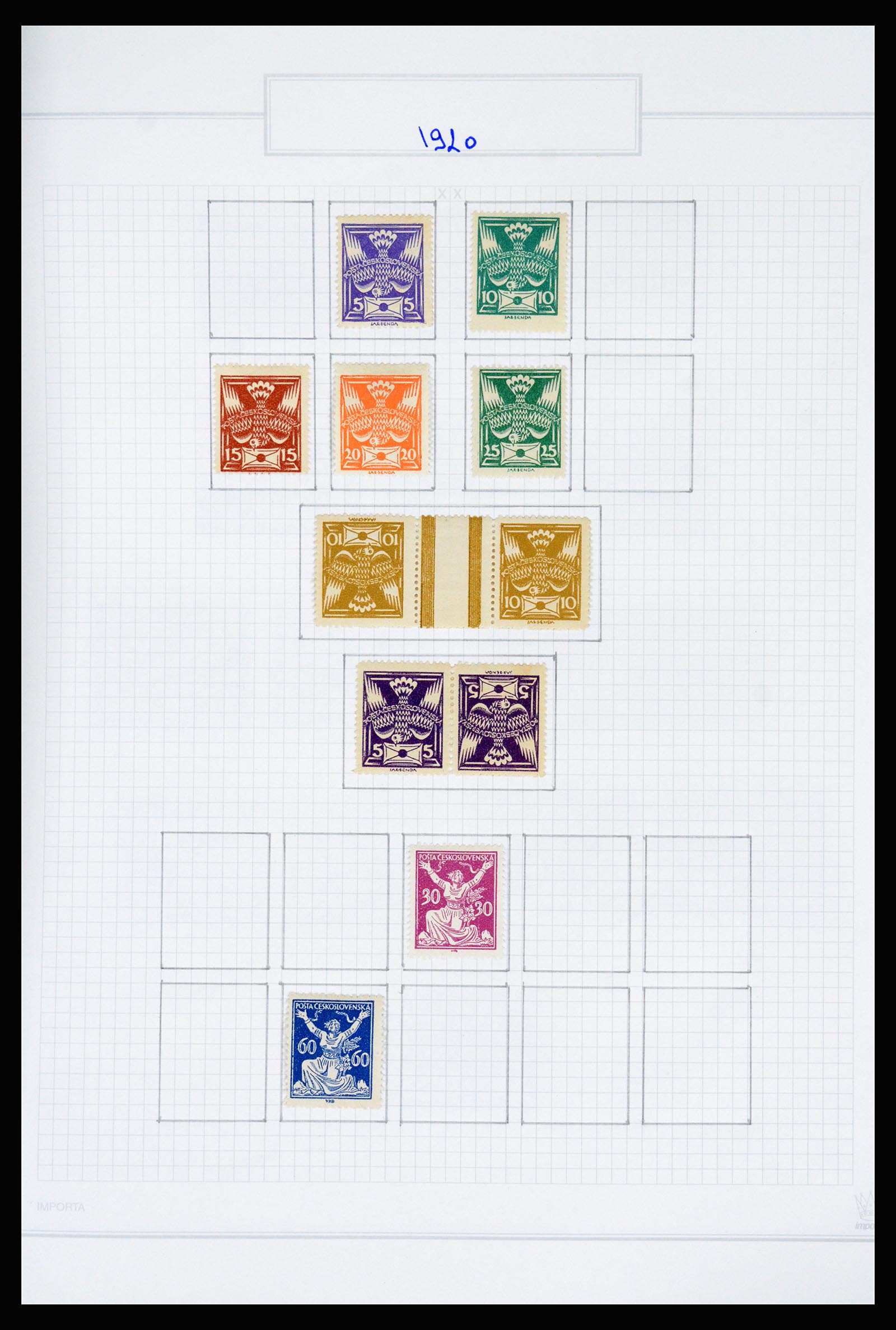 37096 012 - Postzegelverzameling 37096 Tsjechoslowakije 1918-2018.
