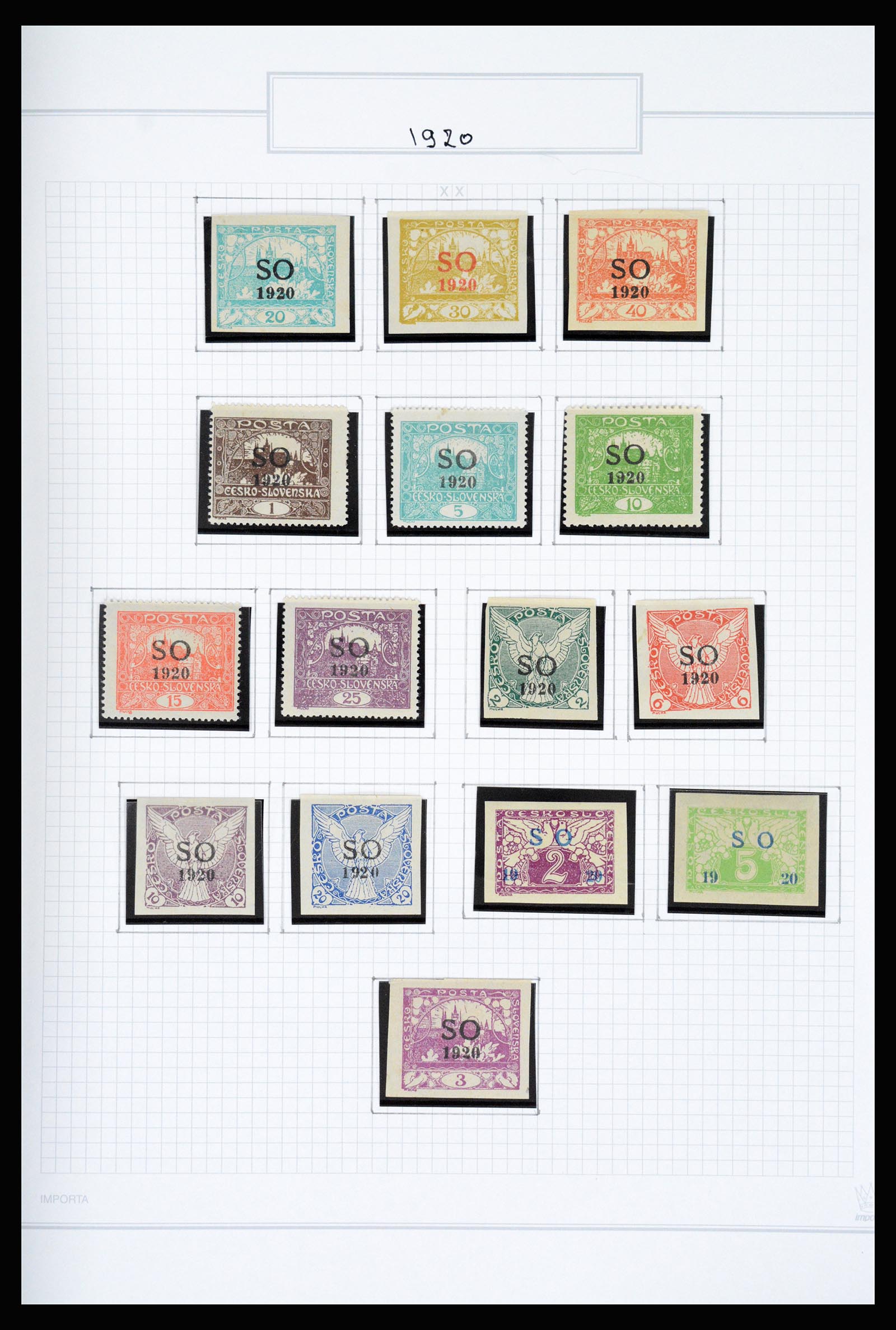 37096 013 - Postzegelverzameling 37096 Tsjechoslowakije 1918-2018.