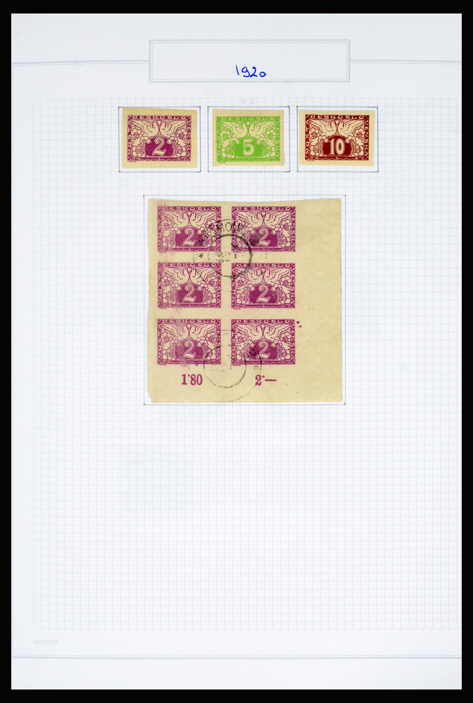 37096 014 - Postzegelverzameling 37096 Tsjechoslowakije 1918-2018.