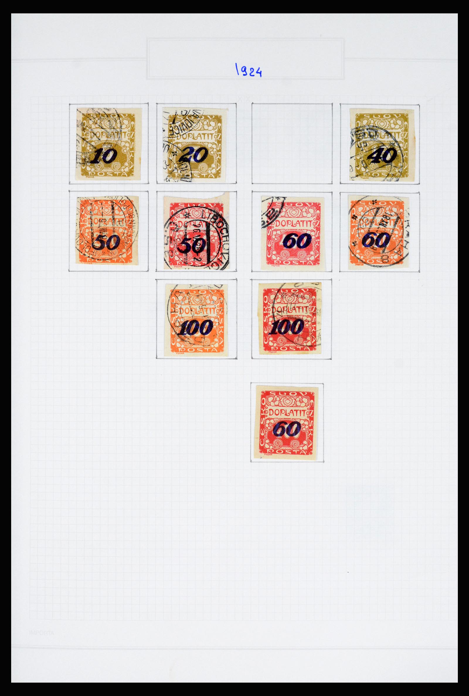 37096 019 - Stamp collection 37096 Czechoslovakia 1918-2018.