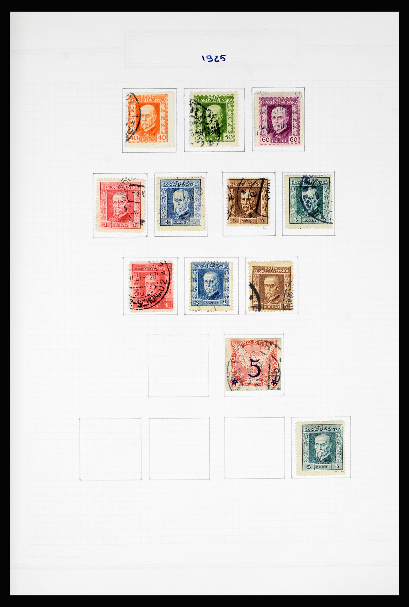 37096 020 - Postzegelverzameling 37096 Tsjechoslowakije 1918-2018.