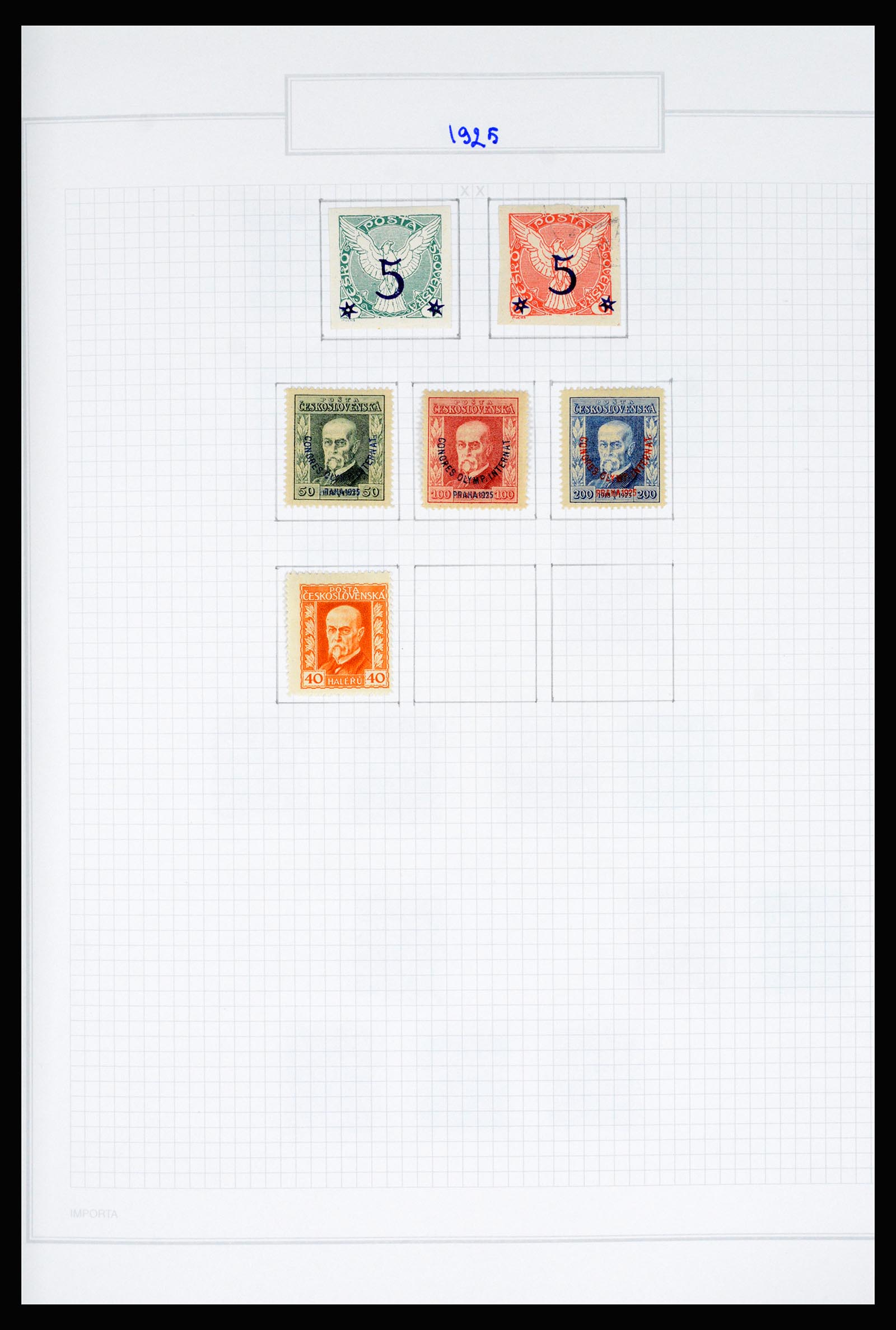 37096 021 - Postzegelverzameling 37096 Tsjechoslowakije 1918-2018.