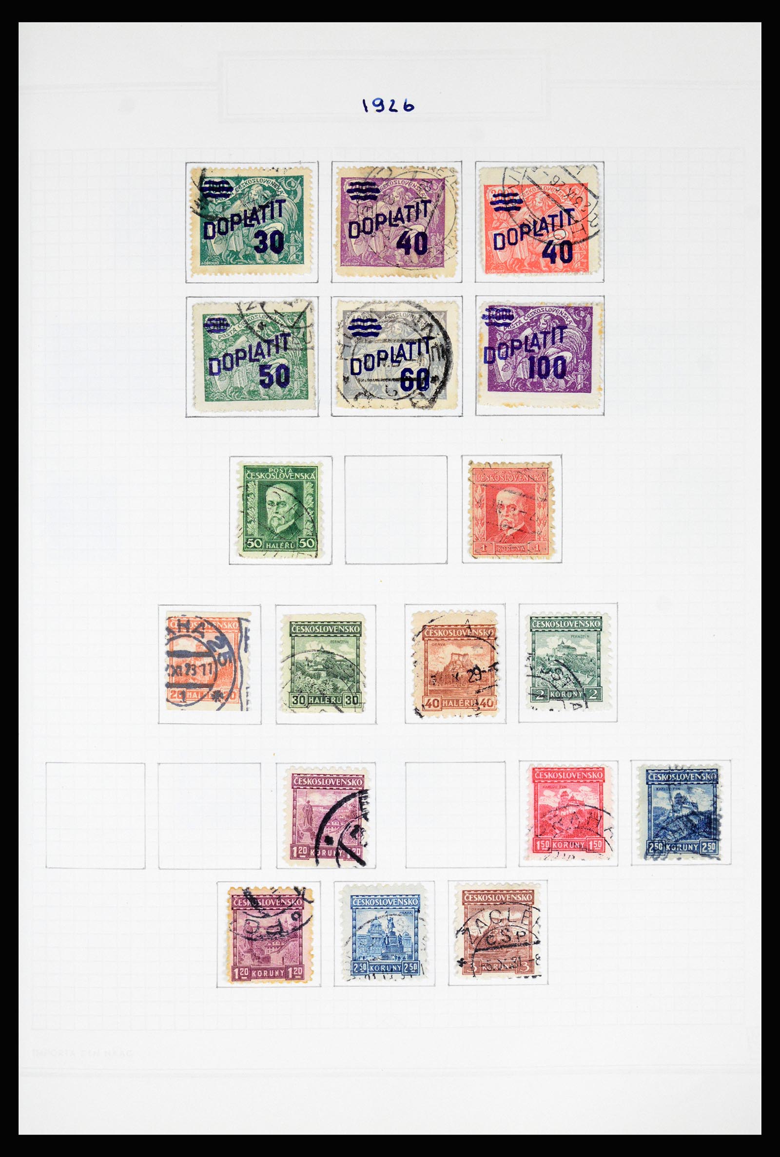 37096 022 - Postzegelverzameling 37096 Tsjechoslowakije 1918-2018.