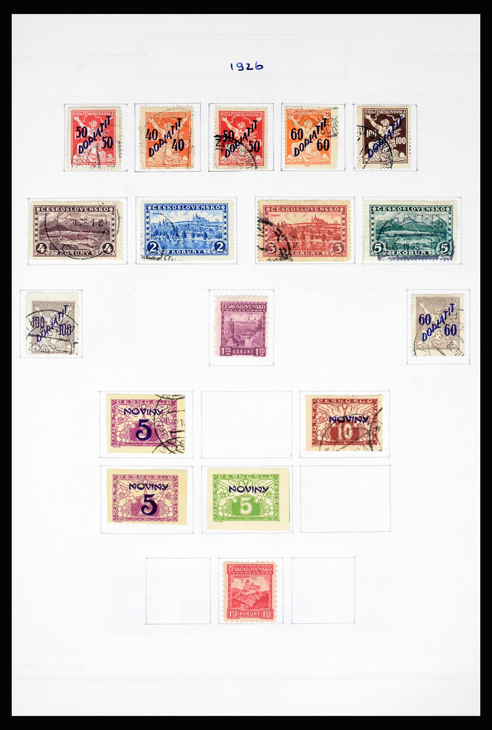 37096 023 - Stamp collection 37096 Czechoslovakia 1918-2018.
