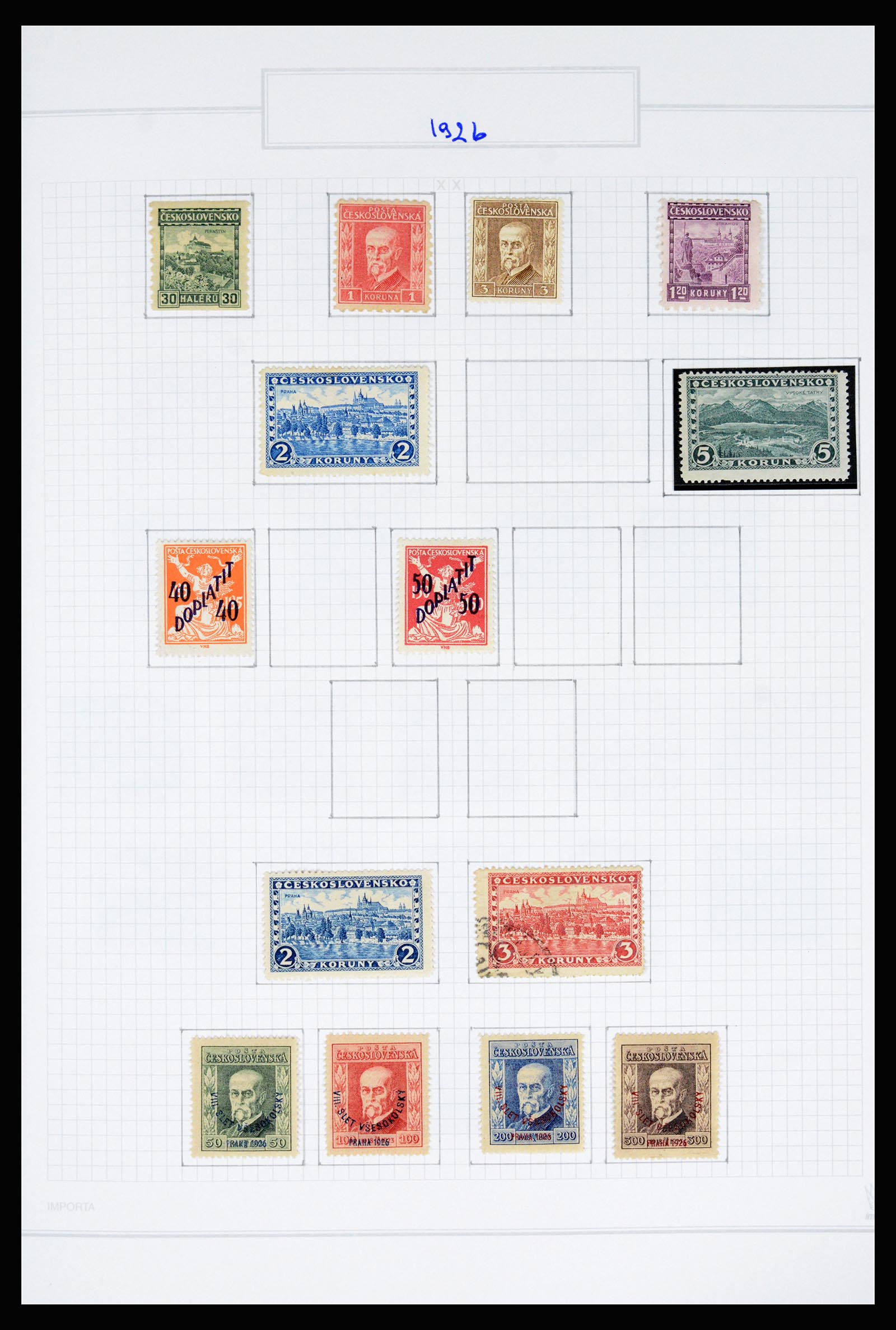 37096 024 - Stamp collection 37096 Czechoslovakia 1918-2018.