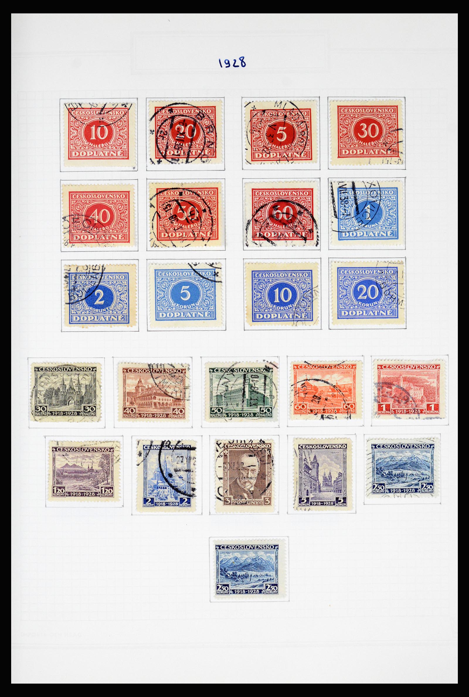 37096 025 - Postzegelverzameling 37096 Tsjechoslowakije 1918-2018.