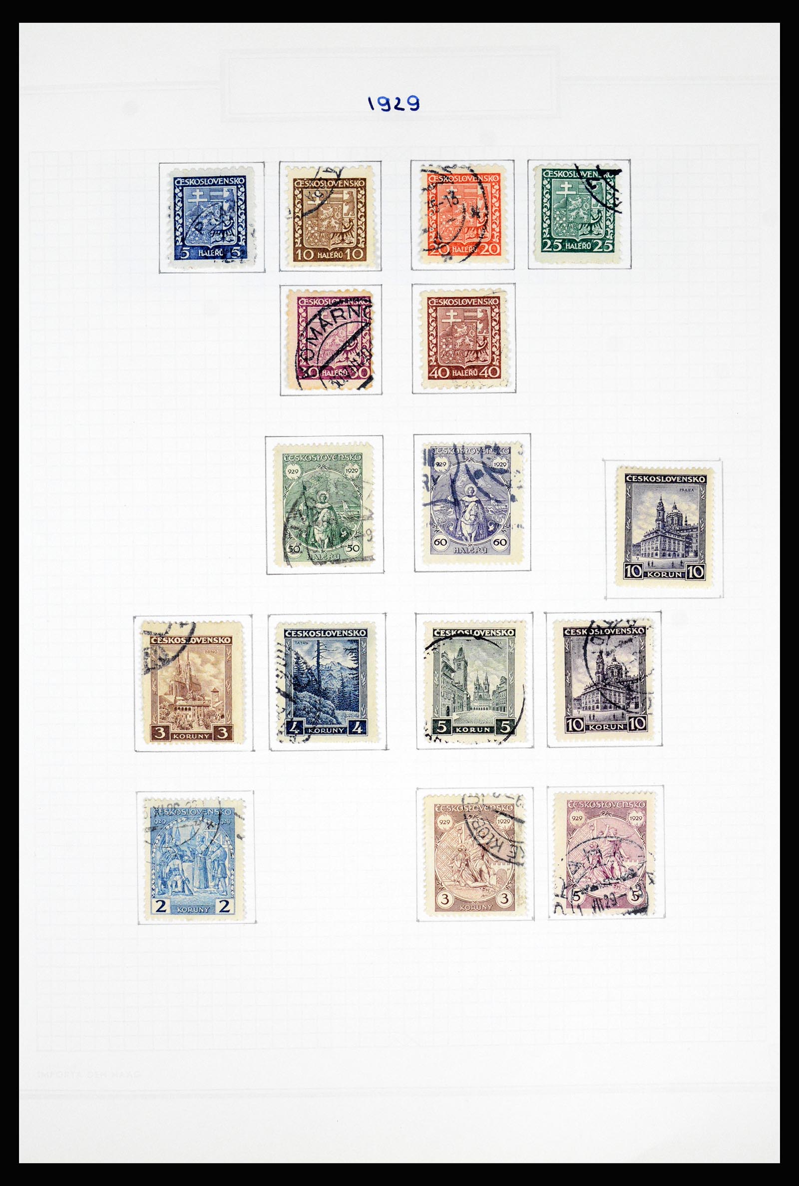 37096 027 - Postzegelverzameling 37096 Tsjechoslowakije 1918-2018.