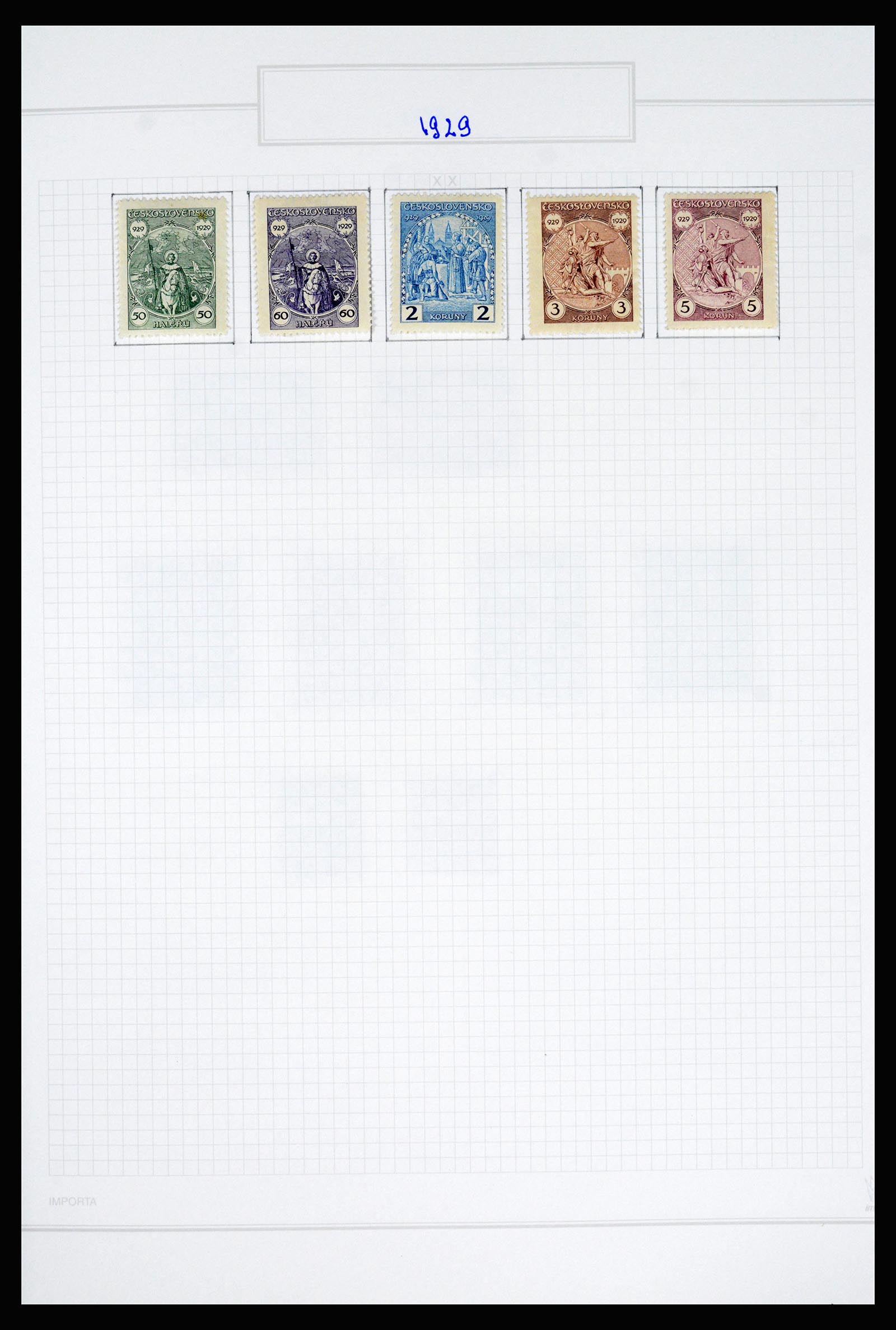 37096 028 - Postzegelverzameling 37096 Tsjechoslowakije 1918-2018.