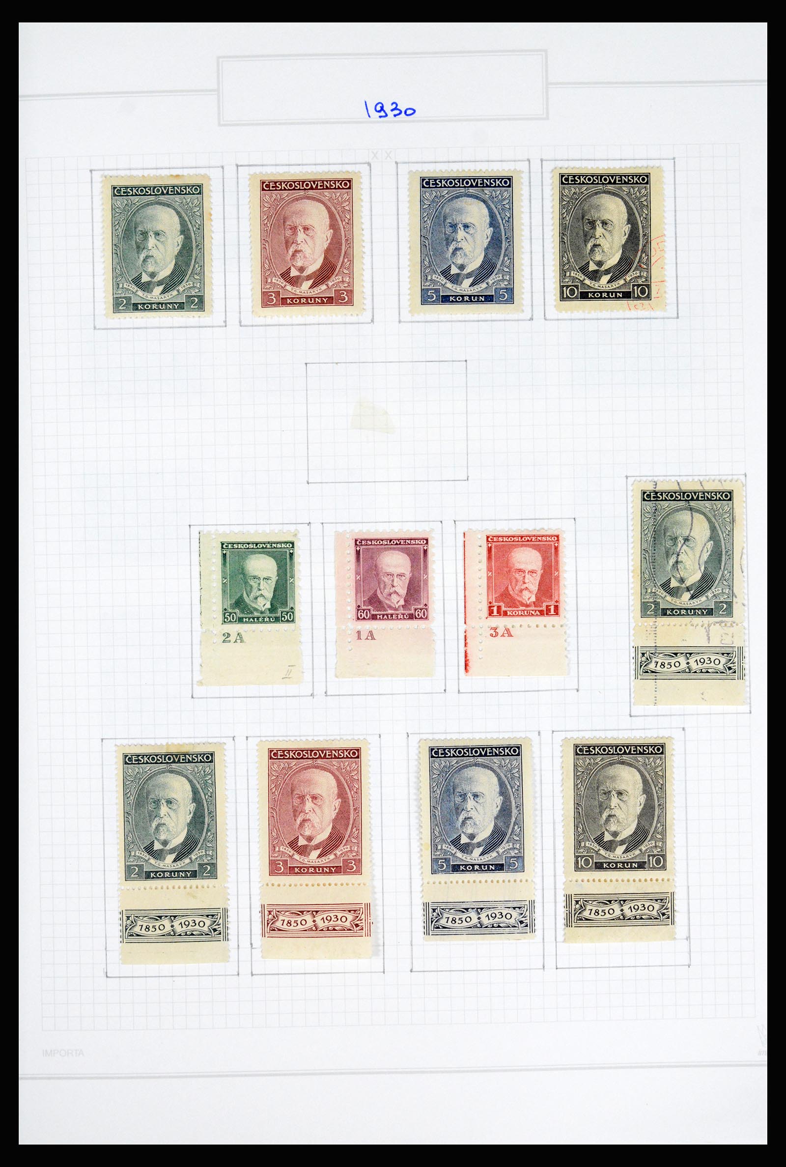 37096 030 - Postzegelverzameling 37096 Tsjechoslowakije 1918-2018.