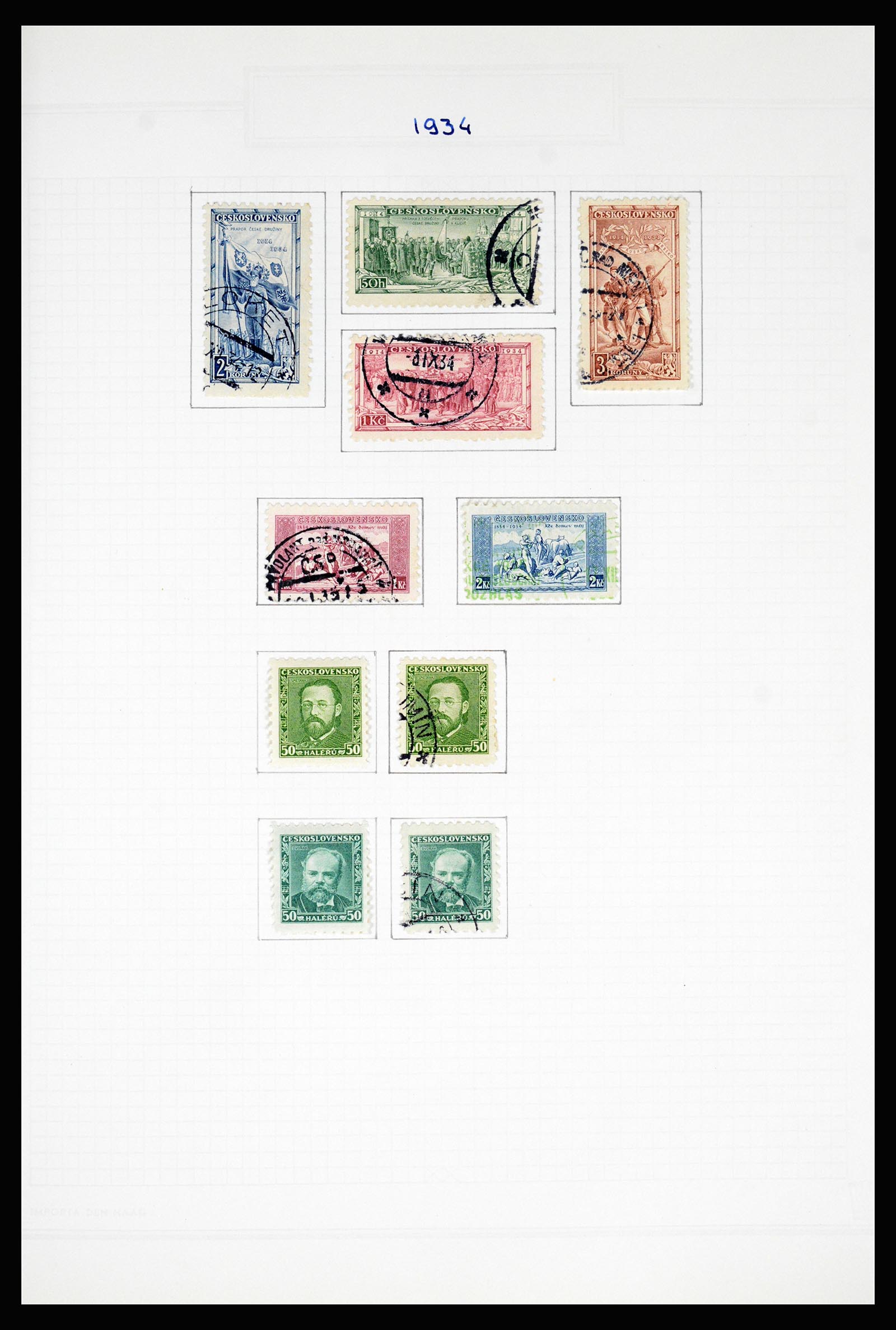 37096 035 - Postzegelverzameling 37096 Tsjechoslowakije 1918-2018.