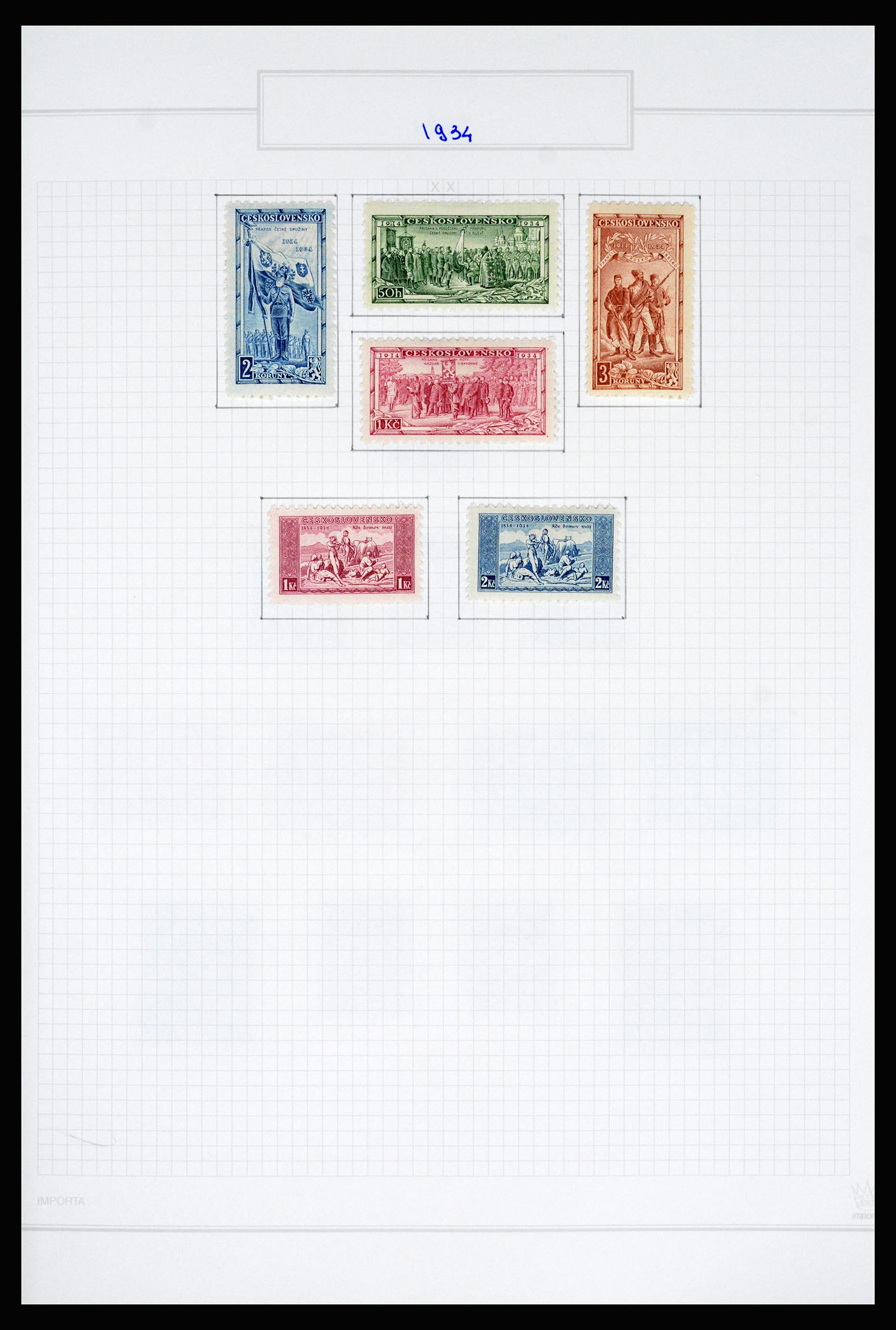 37096 036 - Postzegelverzameling 37096 Tsjechoslowakije 1918-2018.