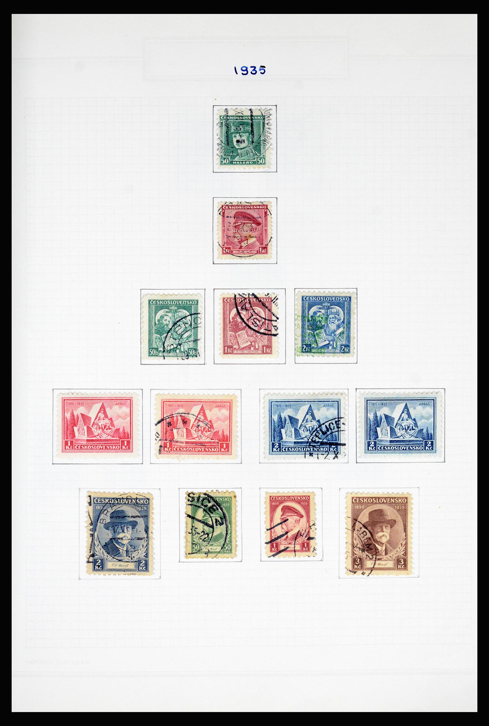 37096 037 - Postzegelverzameling 37096 Tsjechoslowakije 1918-2018.