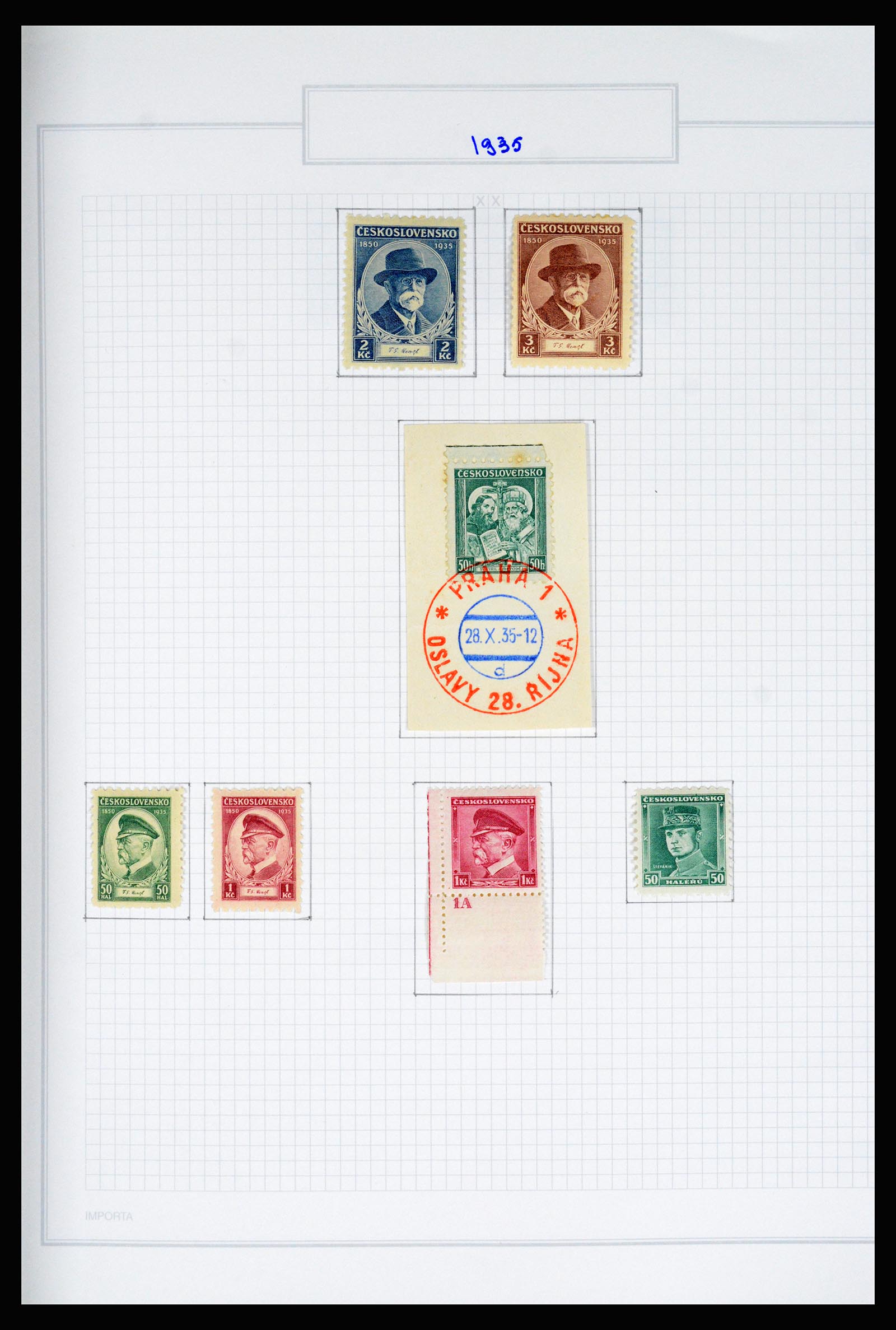 37096 038 - Stamp collection 37096 Czechoslovakia 1918-2018.