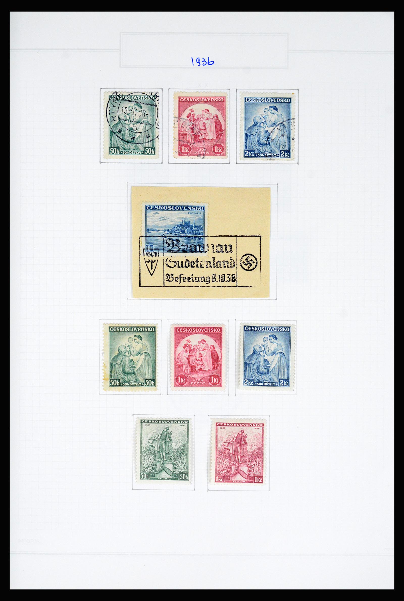 37096 041 - Postzegelverzameling 37096 Tsjechoslowakije 1918-2018.