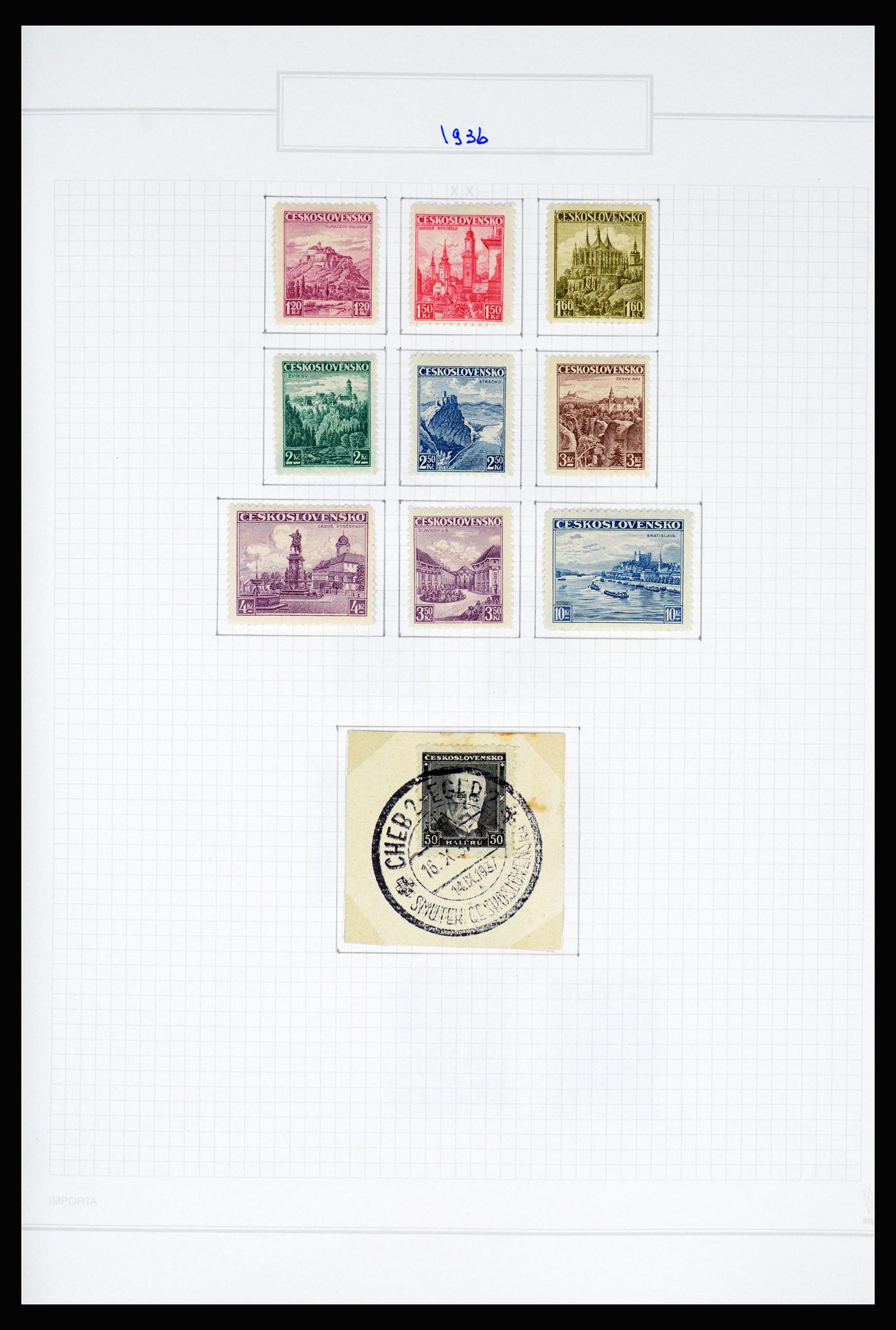 37096 042 - Postzegelverzameling 37096 Tsjechoslowakije 1918-2018.
