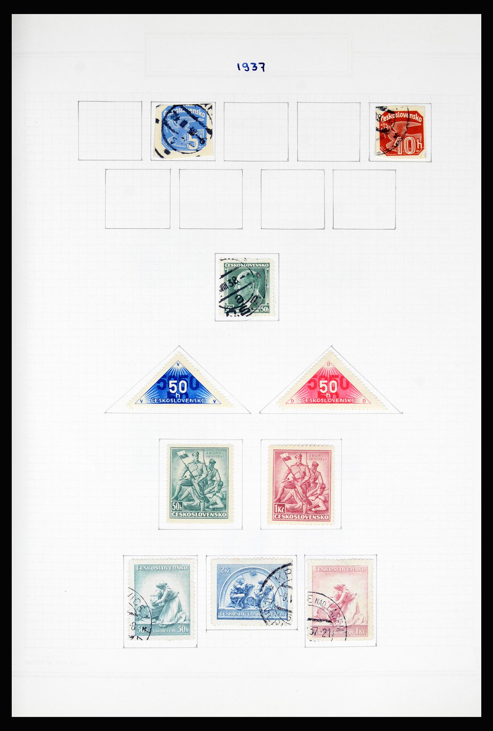 37096 044 - Postzegelverzameling 37096 Tsjechoslowakije 1918-2018.